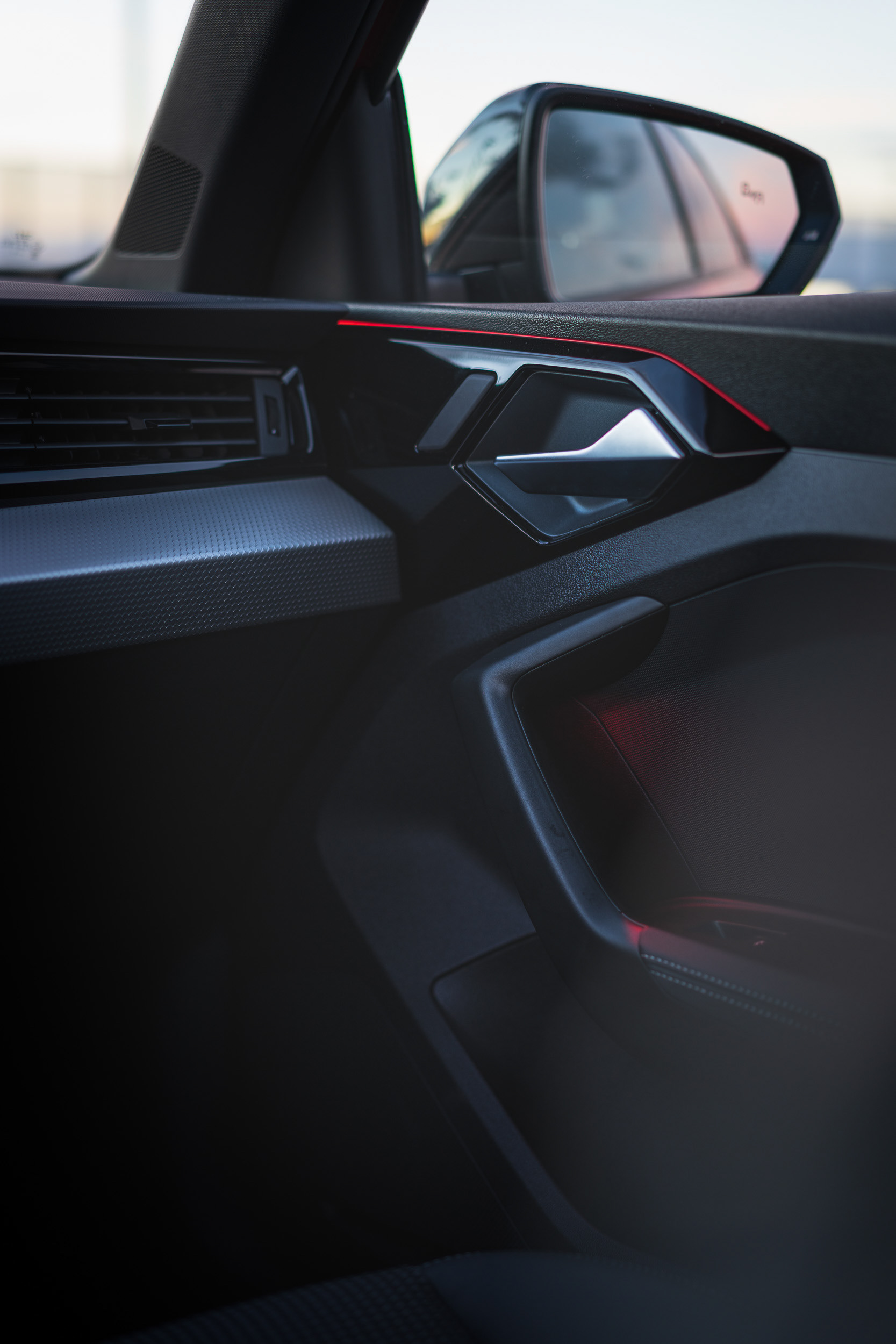 Audi A1 Sportback Door Panel and Ambient Lighting