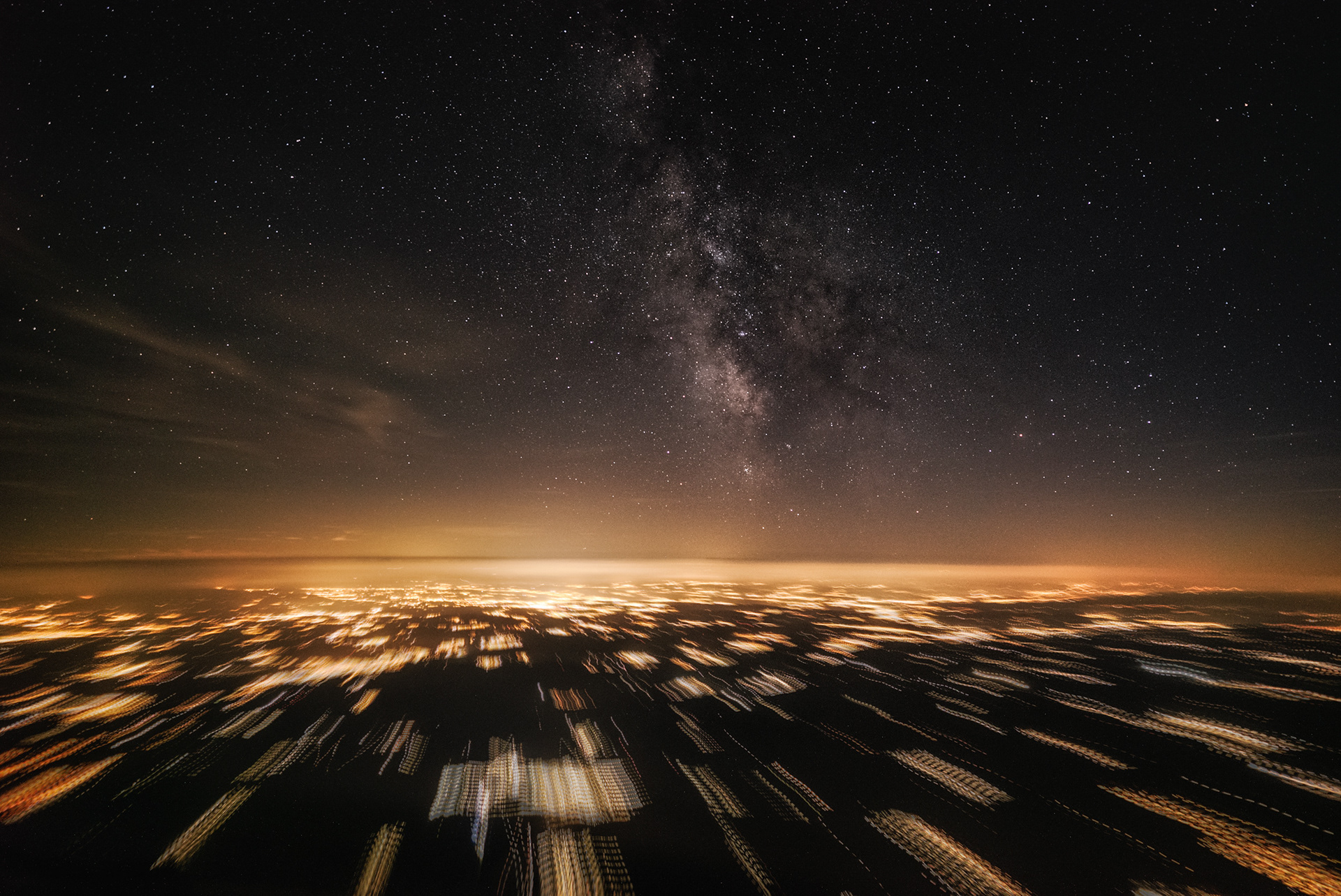 Flying towards the Milky Way Core