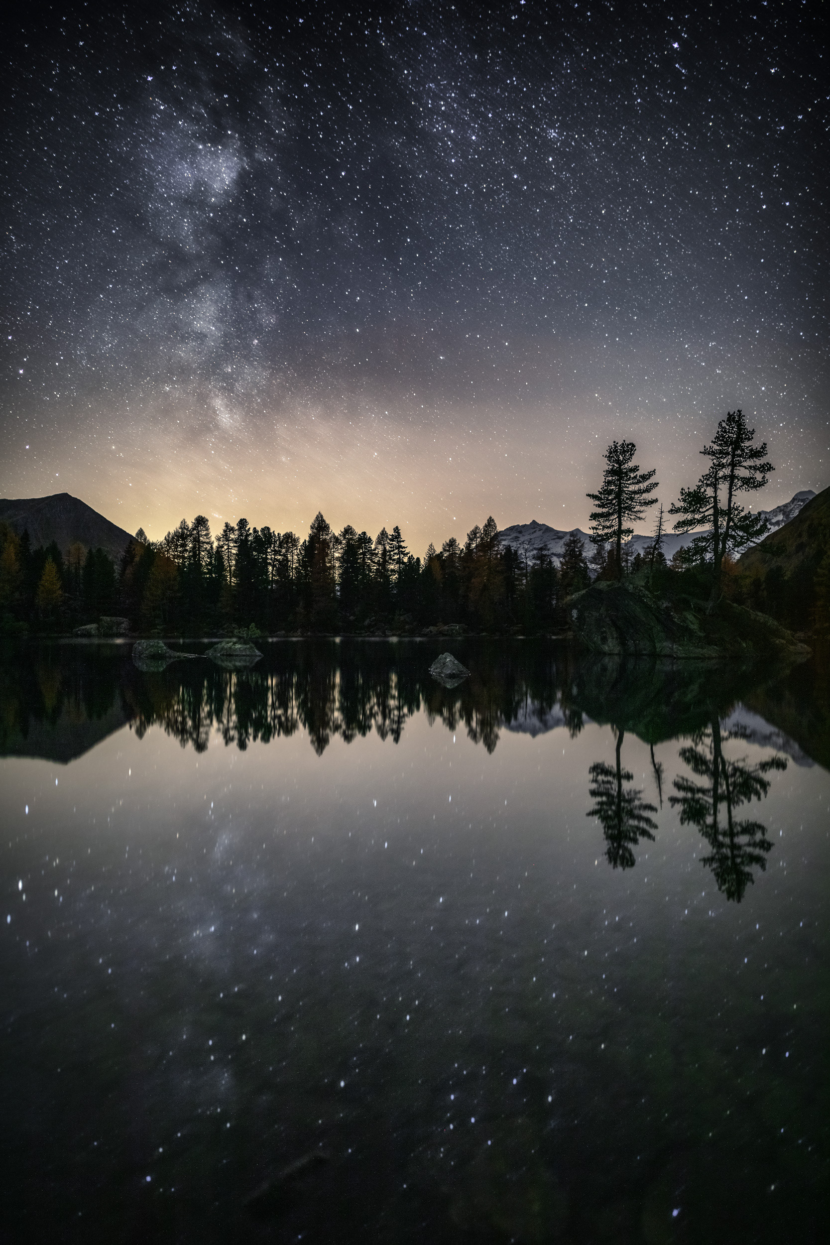 Milky Way Reflections at Lake Saoesee