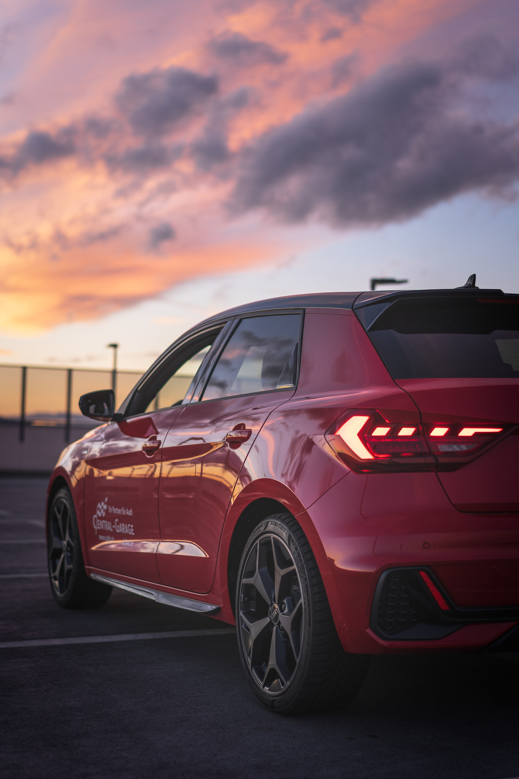 Audi A1 Sportback Rear Three-Quarter View