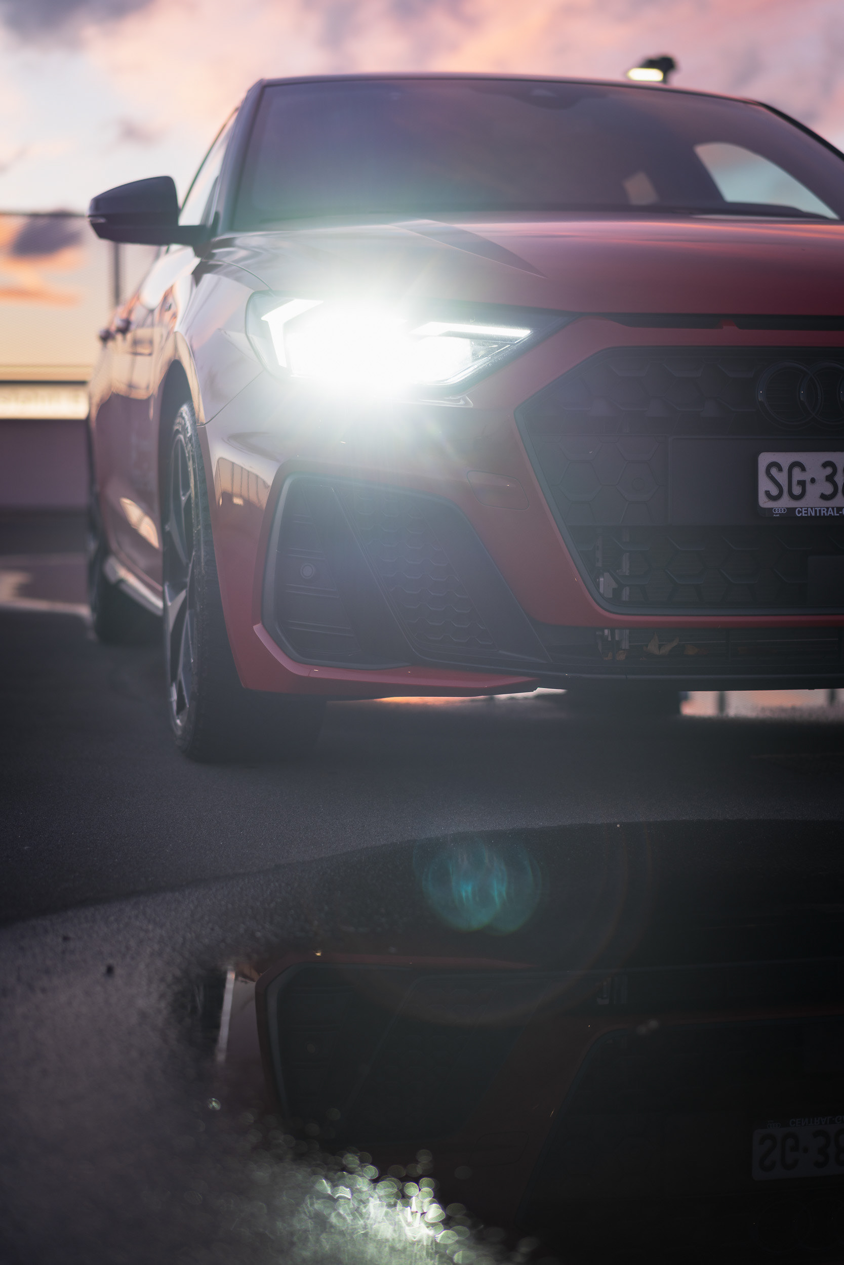 Audi A1 Sportback Front Bumper Detail Shot