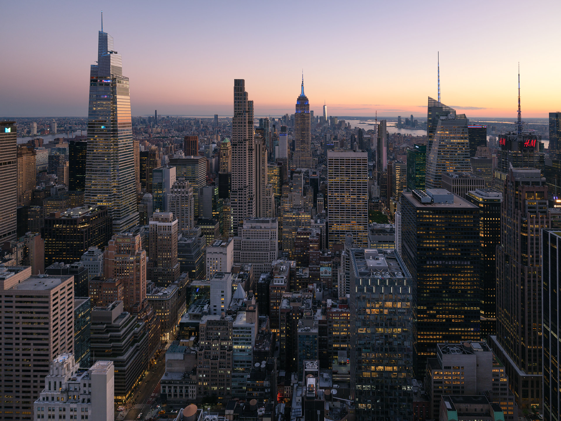 New York City at Dusk