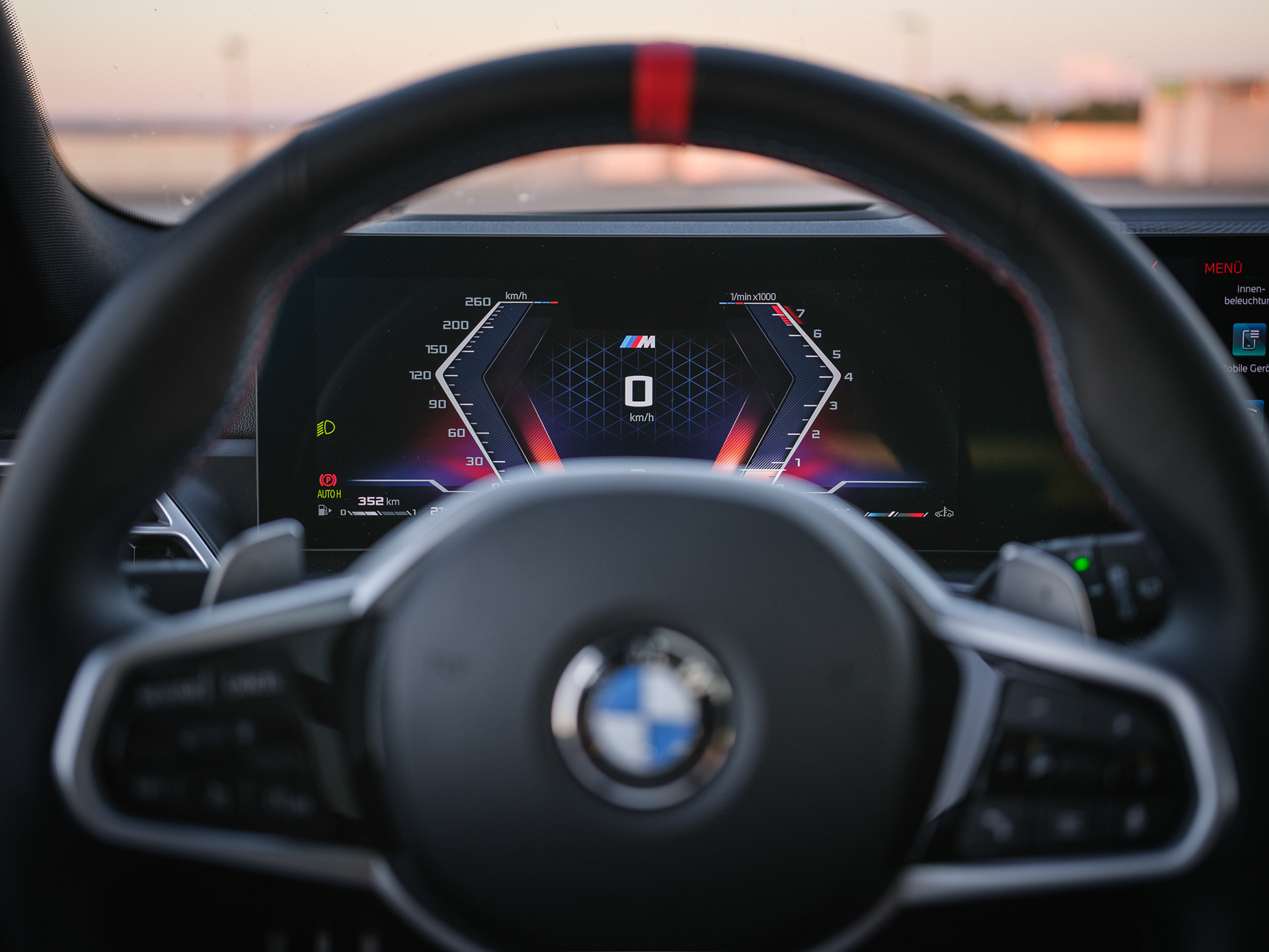 BMW M340i Digital Cockpit Detail