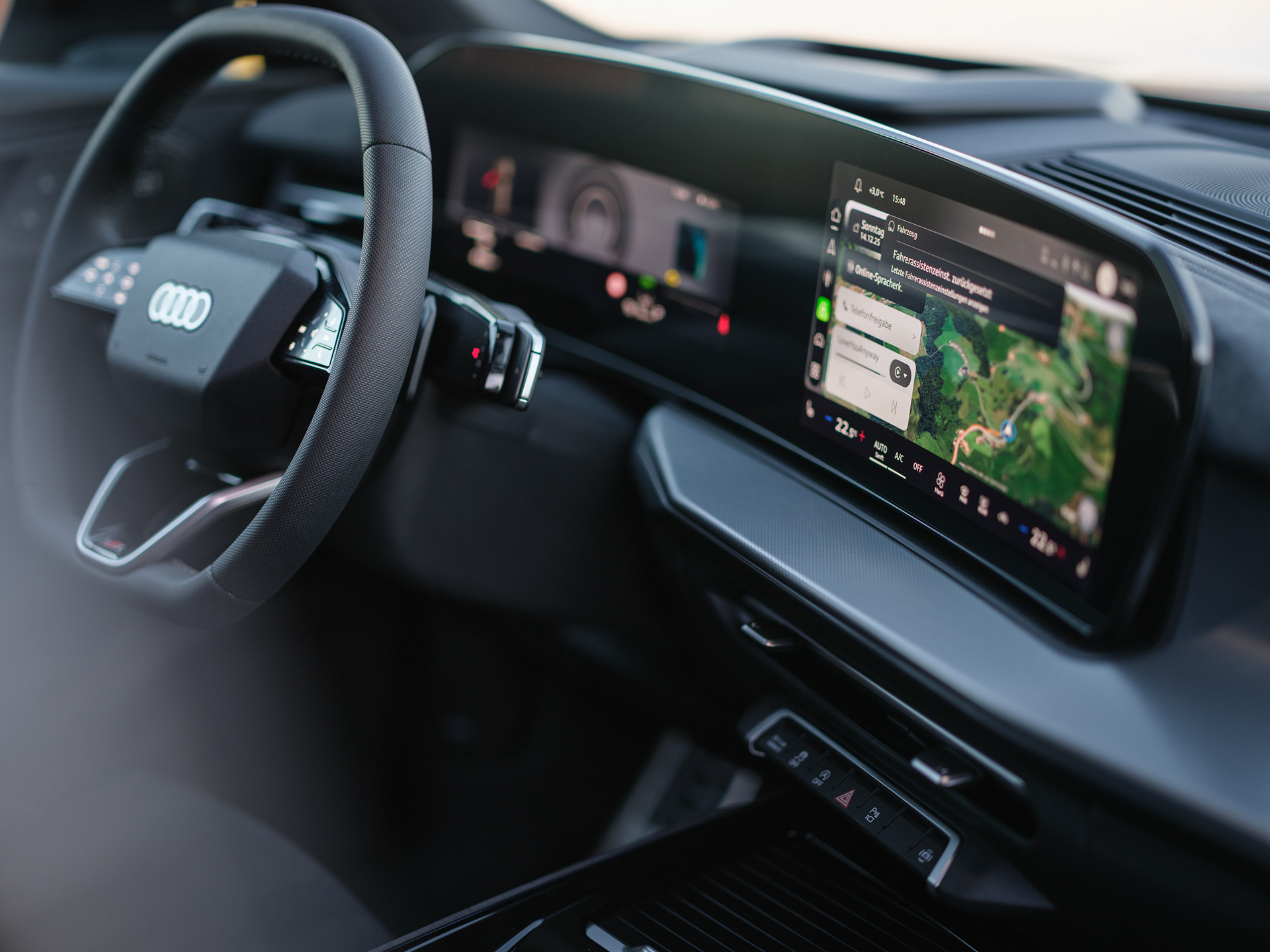 Audi Q3 Interior – Digital Cockpit and Modern Dashboard