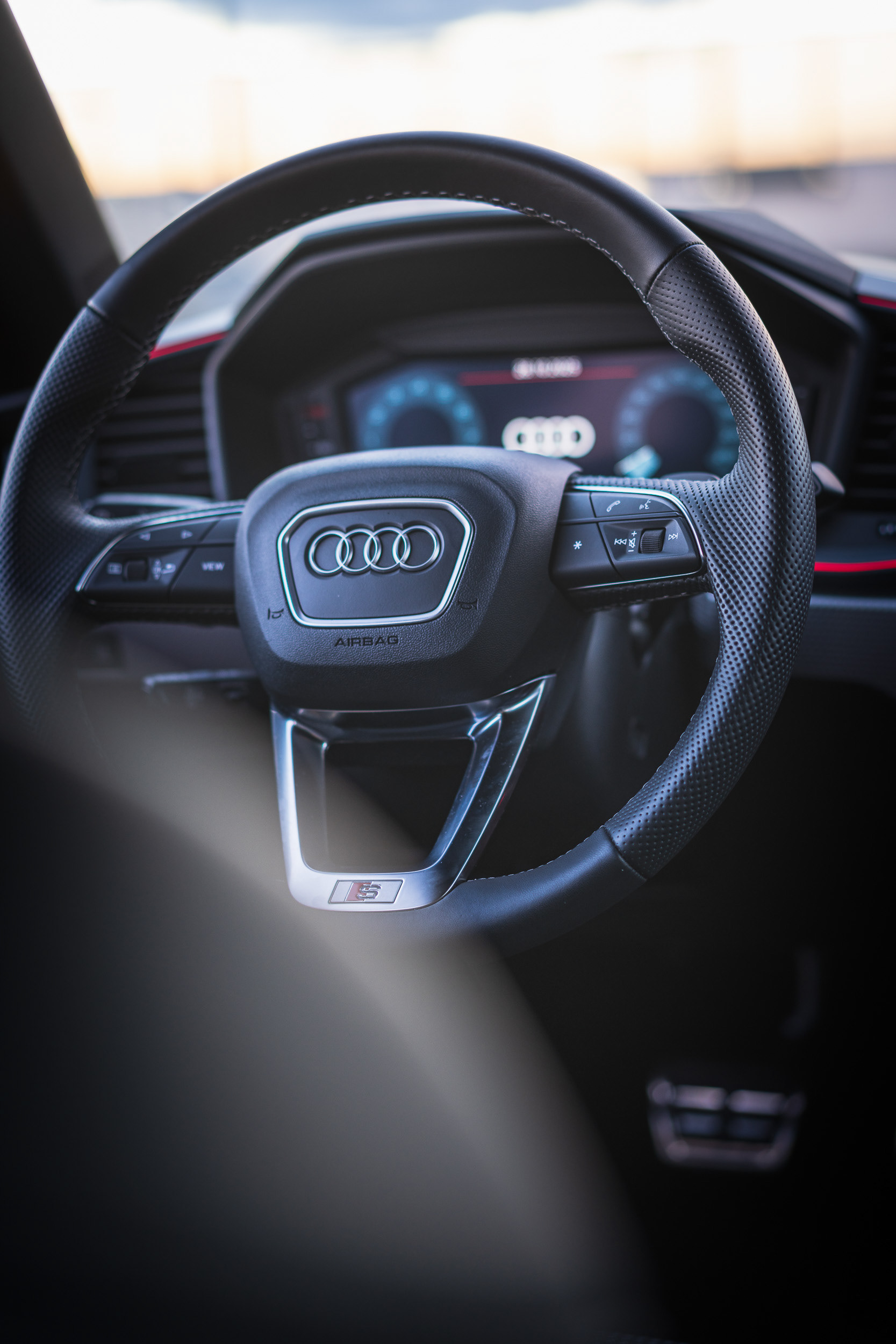 Audi A1 Sportback Cockpit and Steering Wheel Interior
