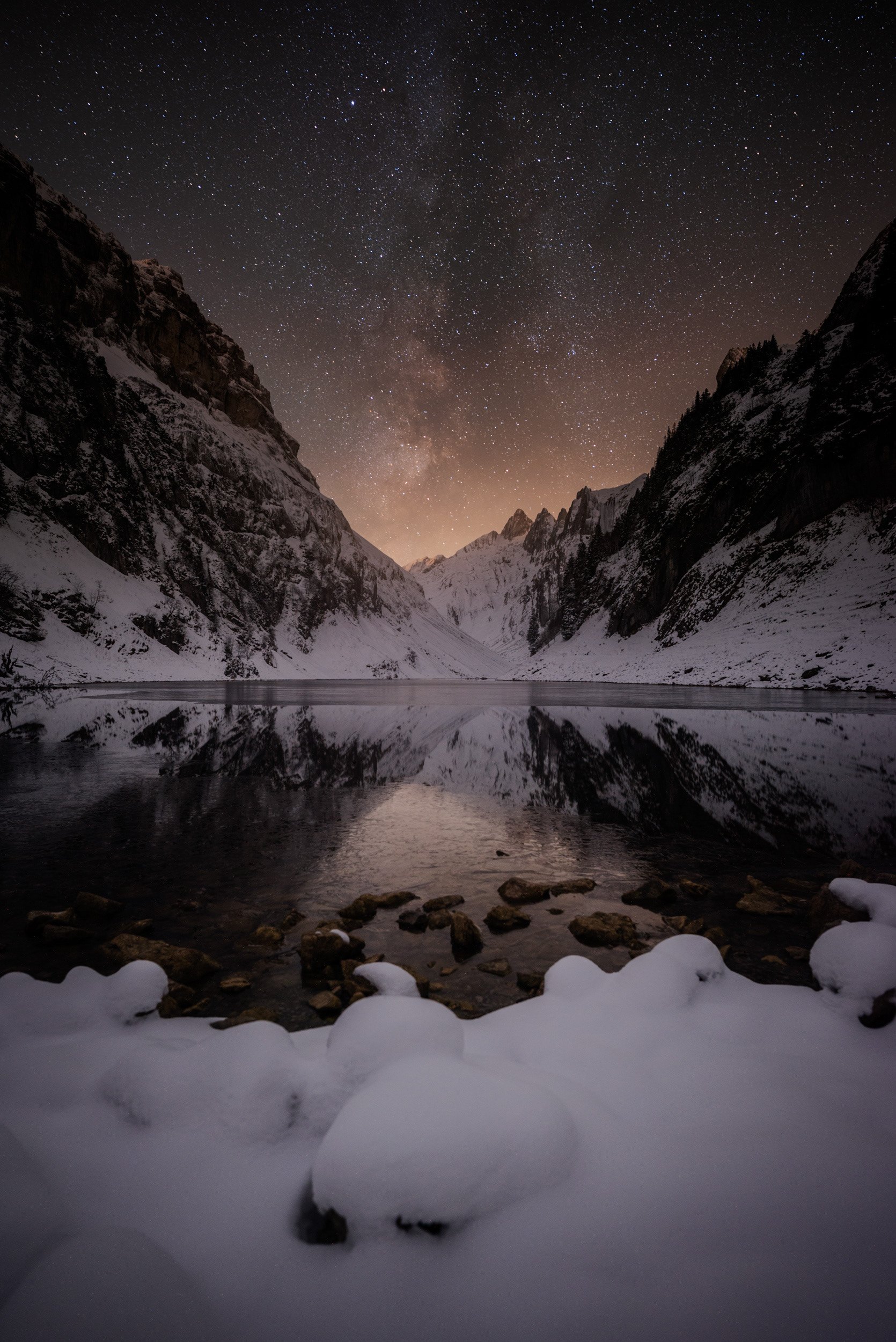 Fälensee Valley Under the Stars