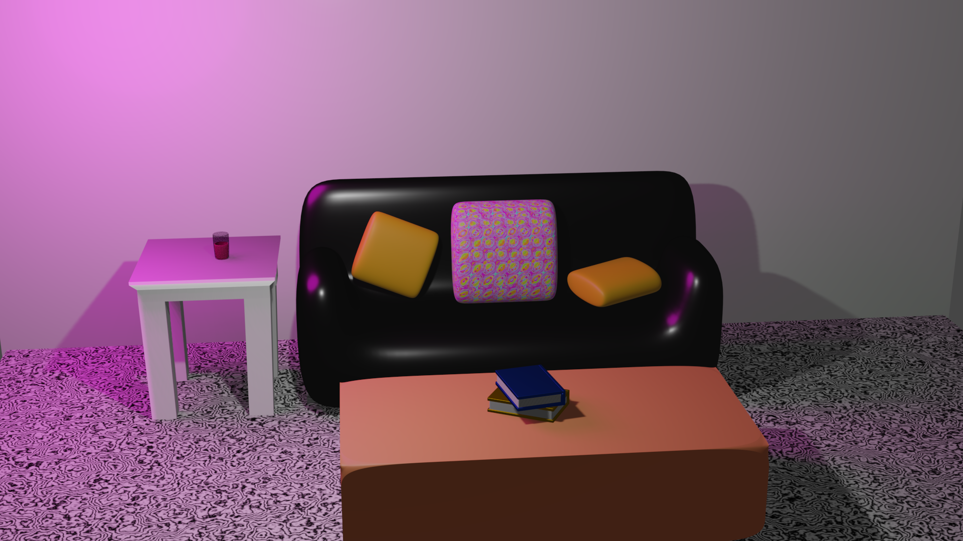 3D Render of Living Room