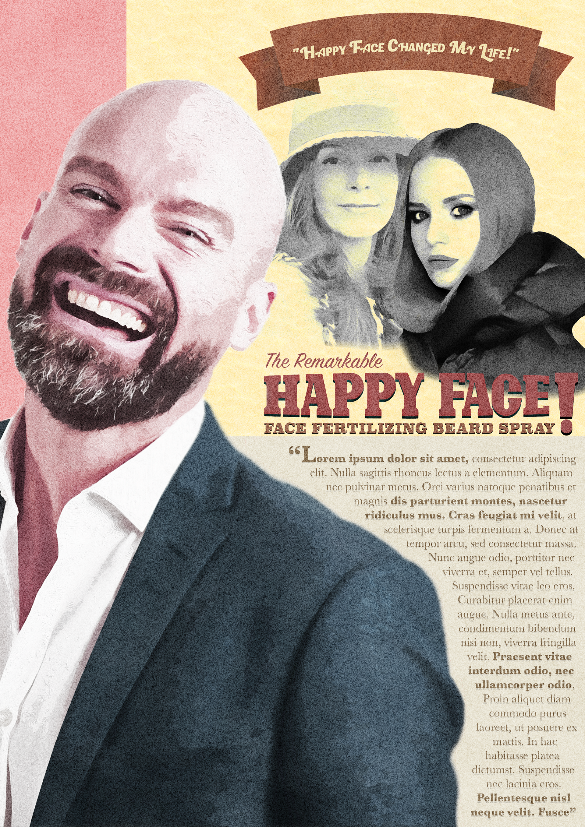 Happy Face Vintage Ad