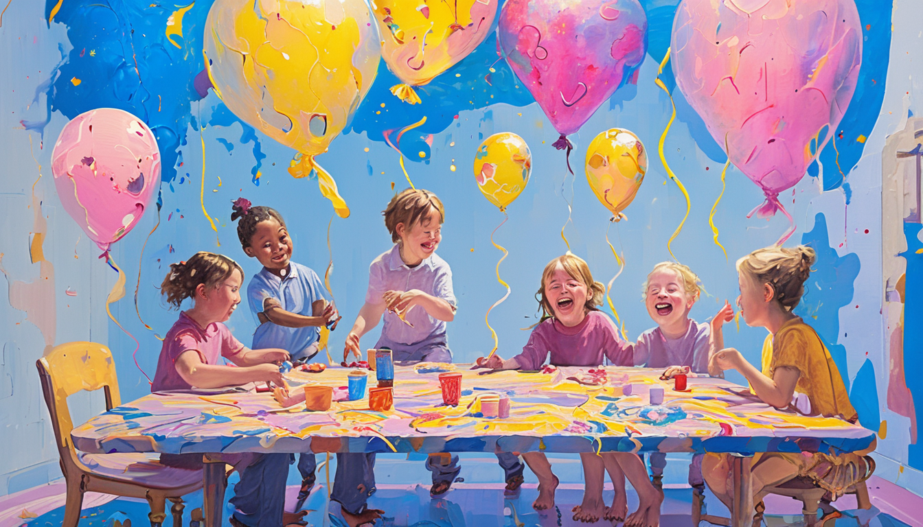 event organizing, kids, drawing, swimming, writing, creativity, impulsive, humour, stubborn, bright, yellow. with the aspect high sensitivity