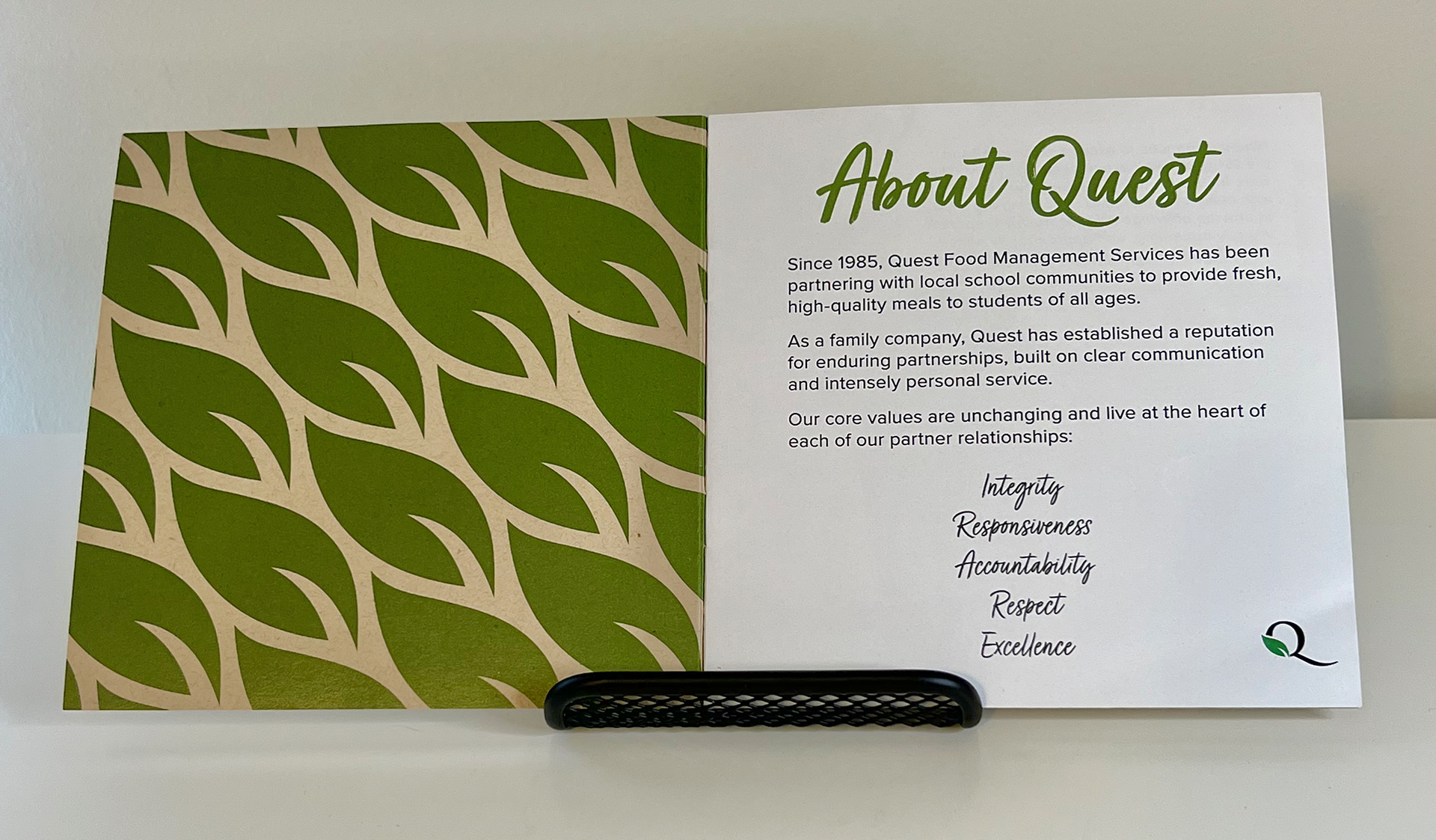 Inside cover, first page