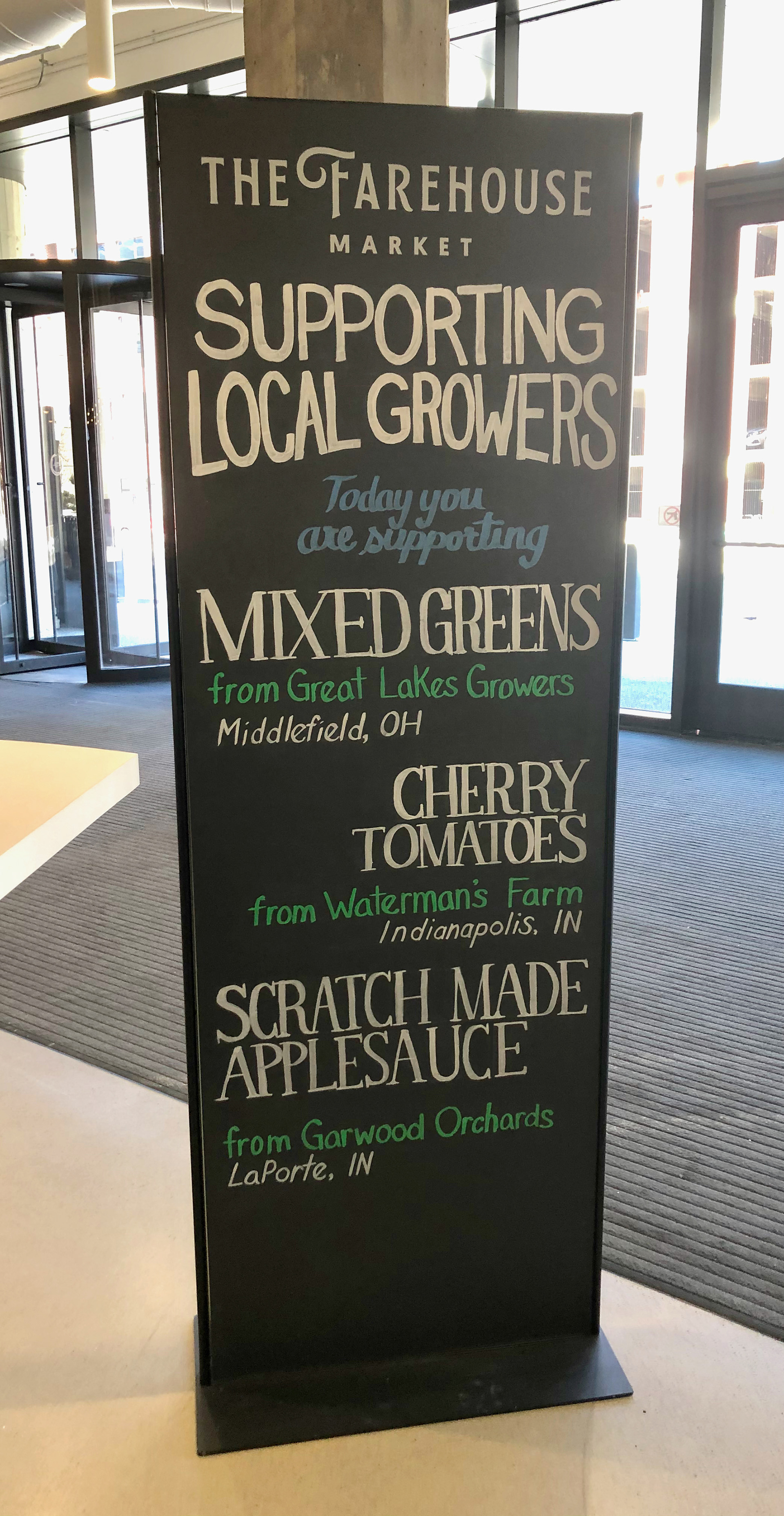Chalk marker art for special event