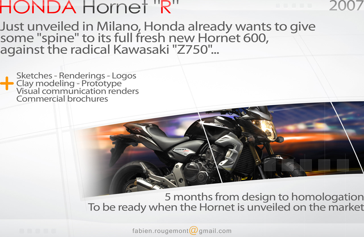 REDSTER DESIGN™ [Fabien Rougemont] - HONDA Hornet R [Racing Upgrade]