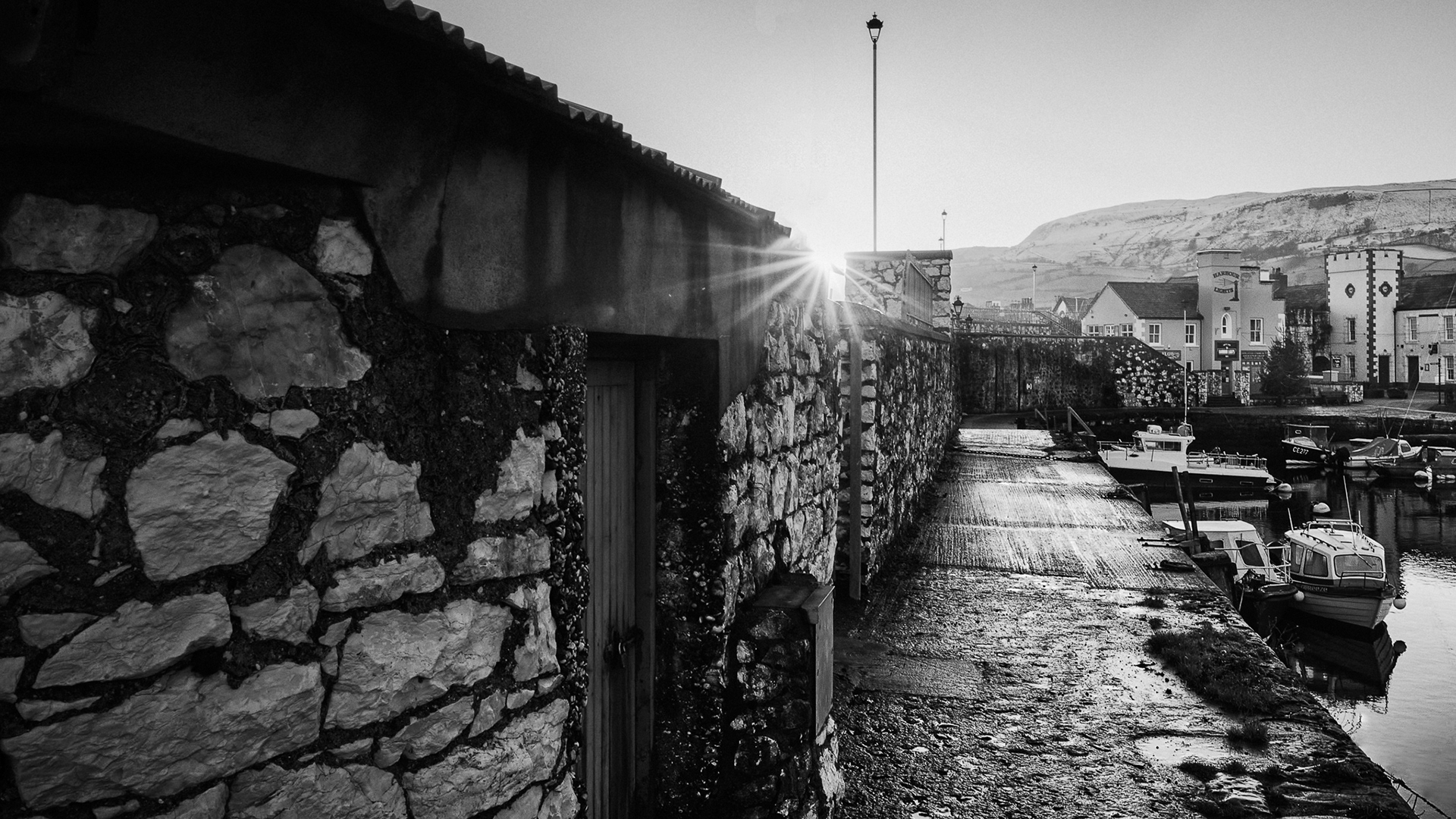 Carnlough in the snow