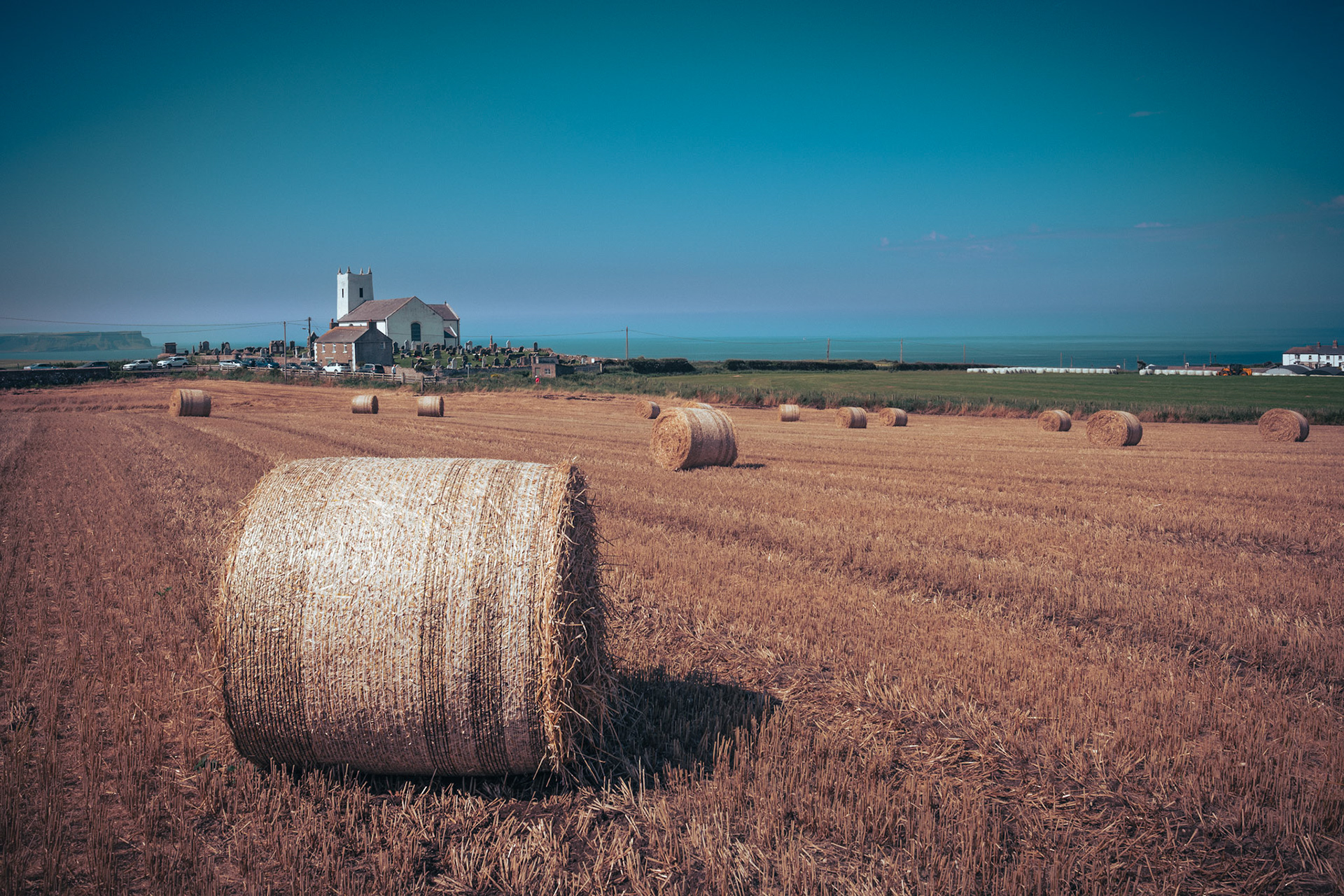 Cutting the Hay at Ballintoy, County Antrim