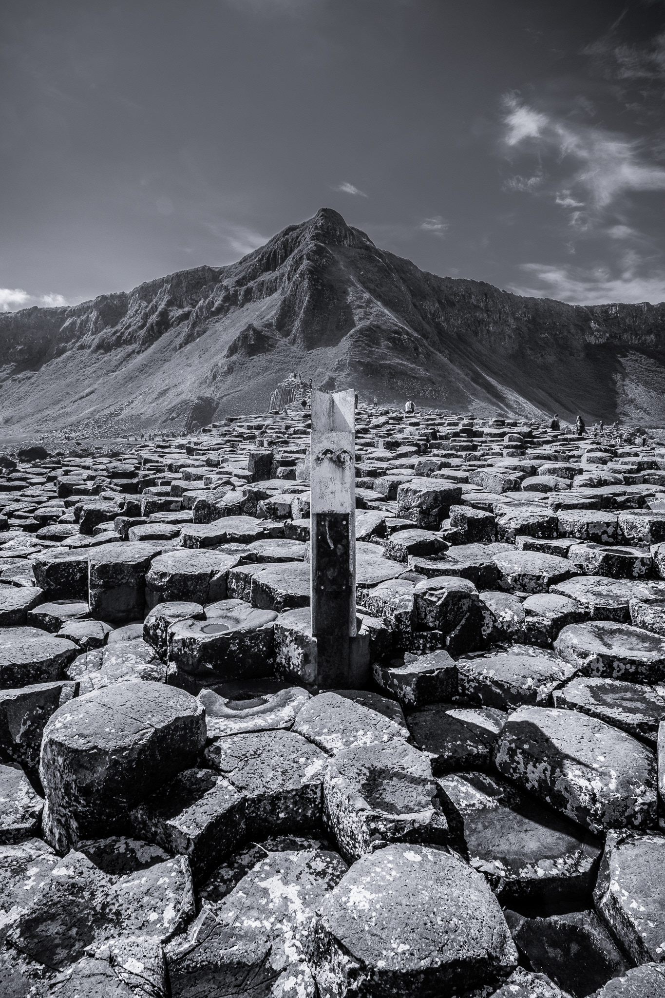 Giants Causeway BnW