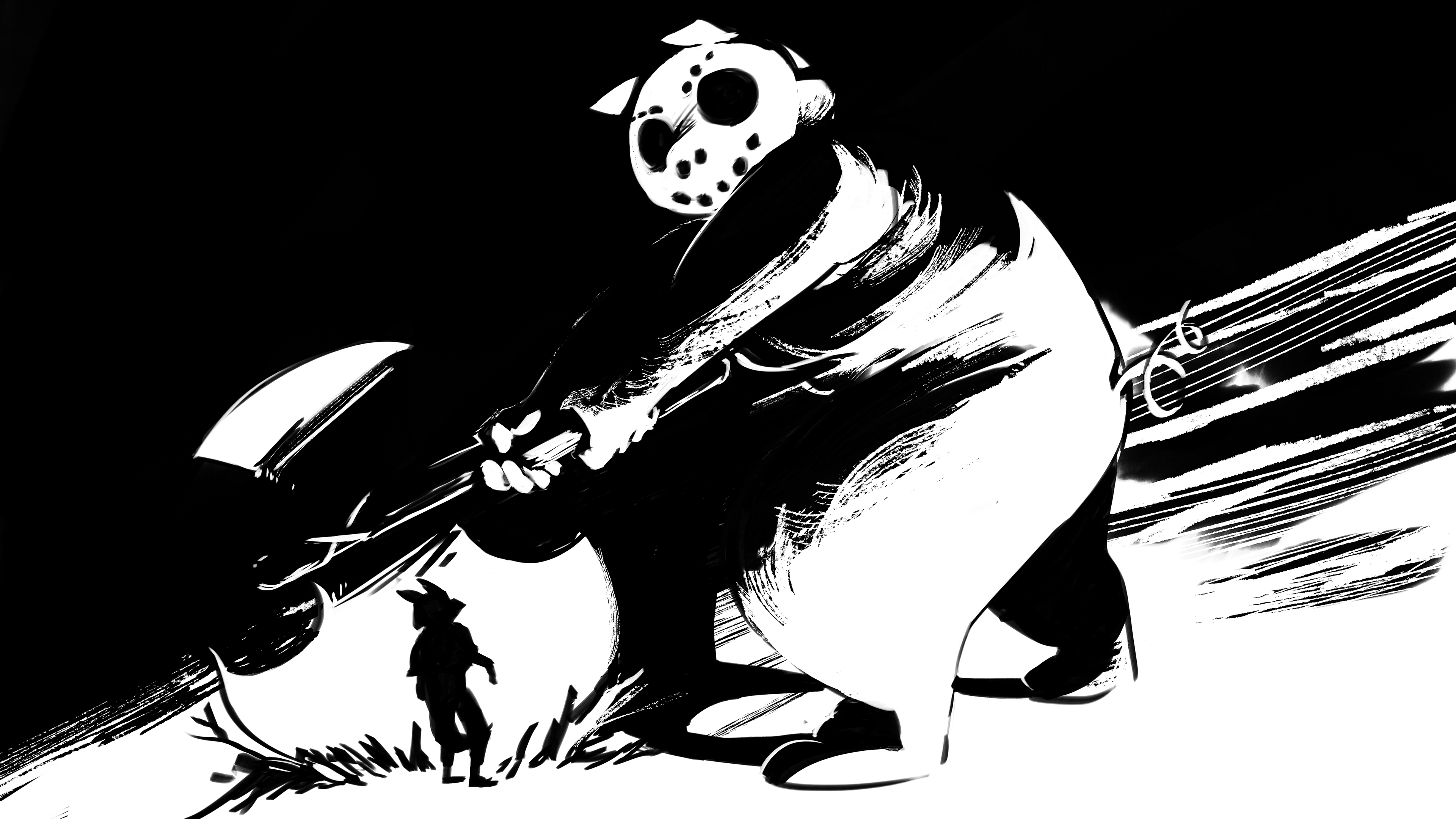 Three Little Pigs animatic storyboard 3