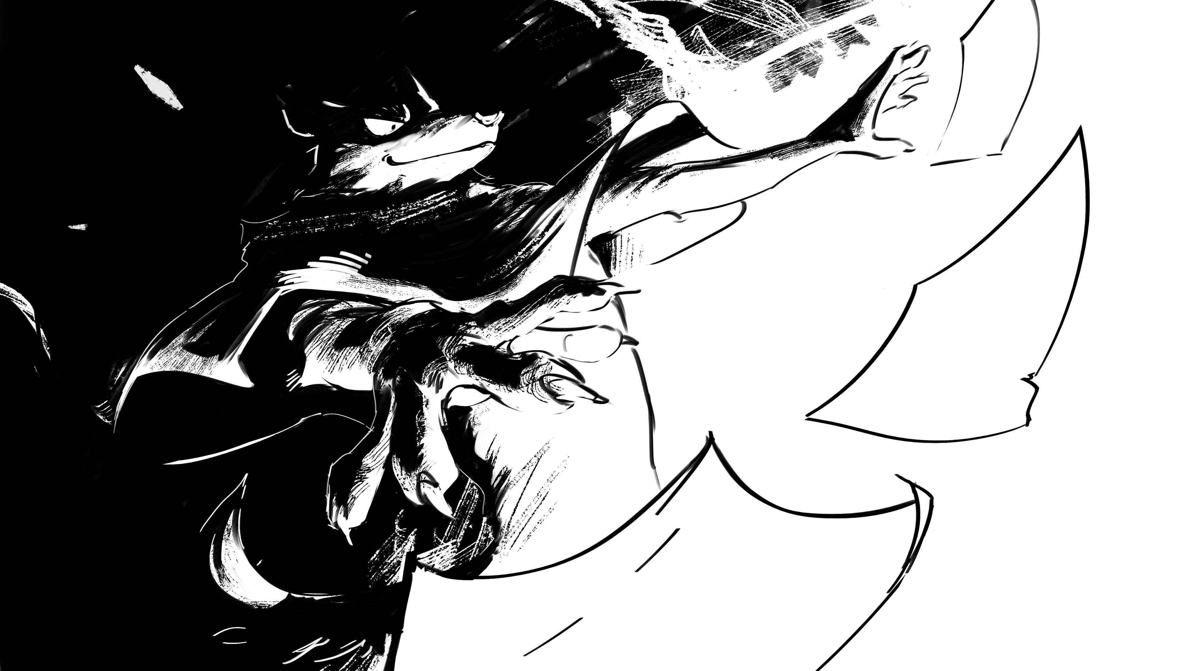 Three Little Pigs animatic storyboard 6