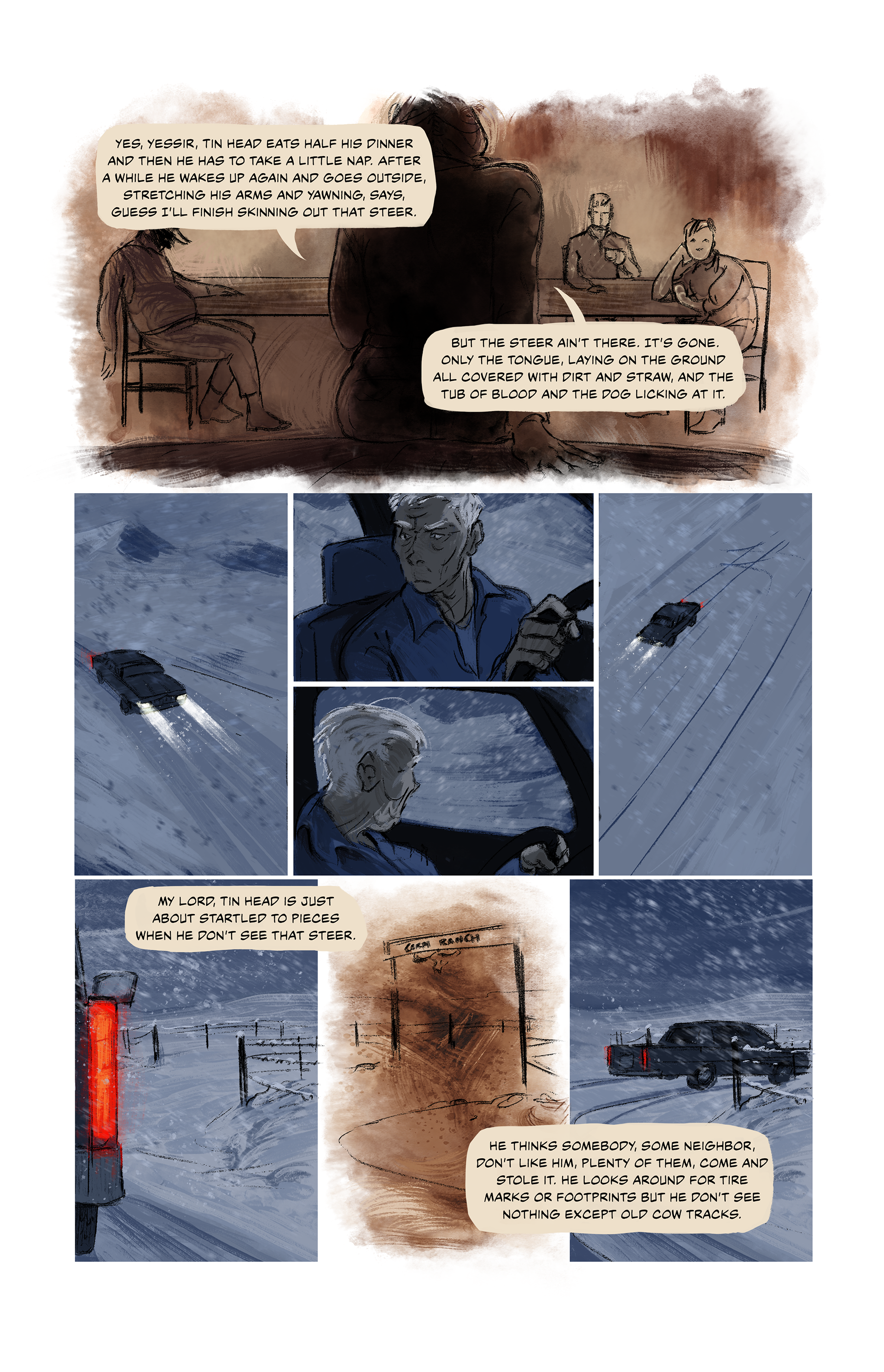 The Half-Skinned Steer page 9