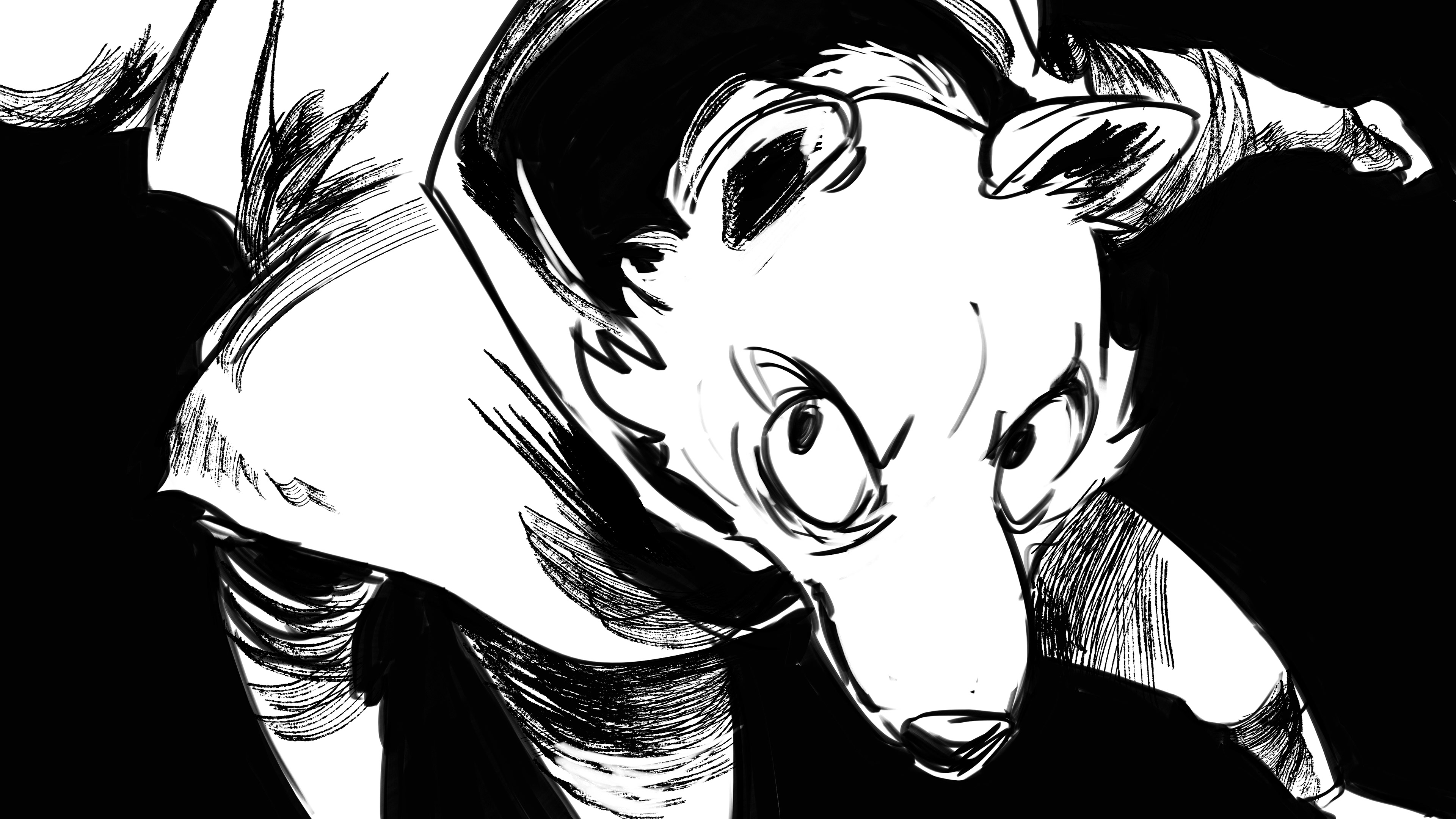 Three Little Pigs animatic storyboard 5