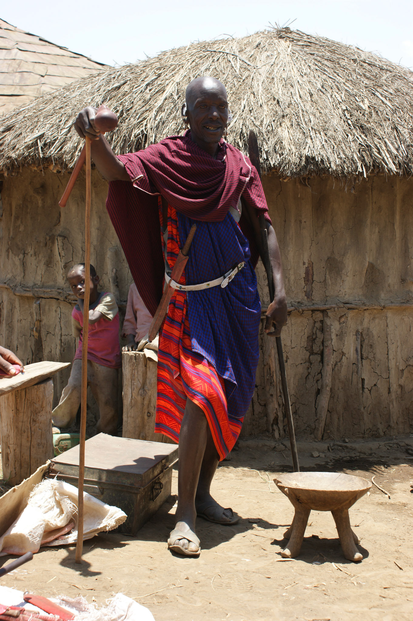 29.9.2009 TANZANIE - Arusha - Masajská vesnice