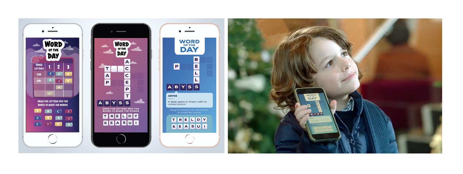 Word app UI for playback