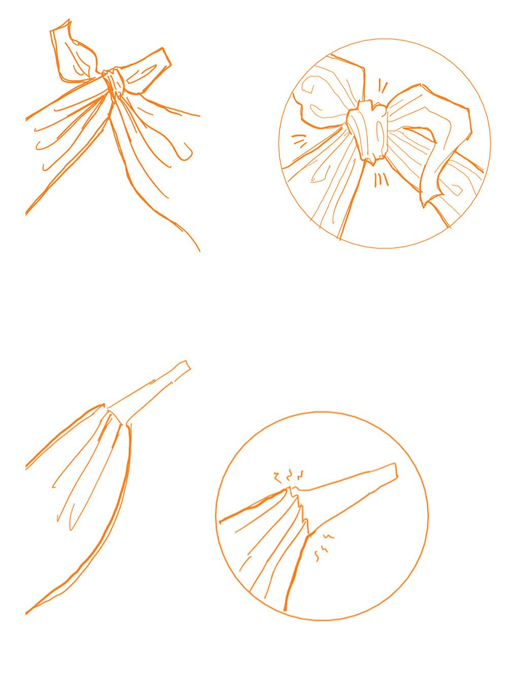 Grown on or sewn-on? Reducing bulk?