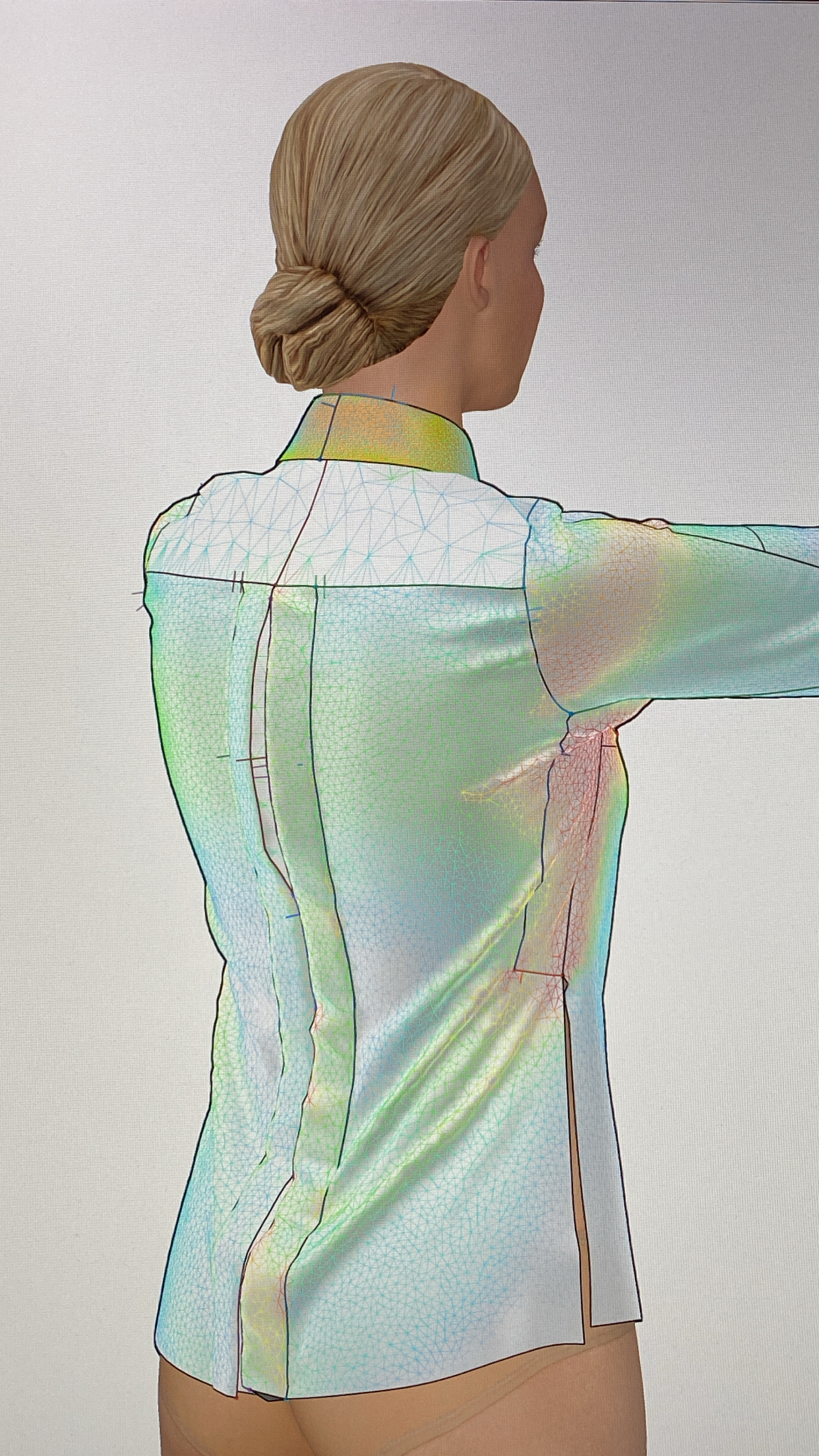 Early pattern stress map.