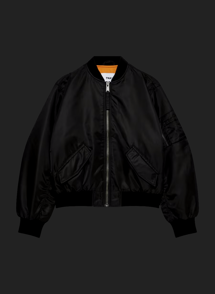 Brea Oversized Flight Bomber Jacket