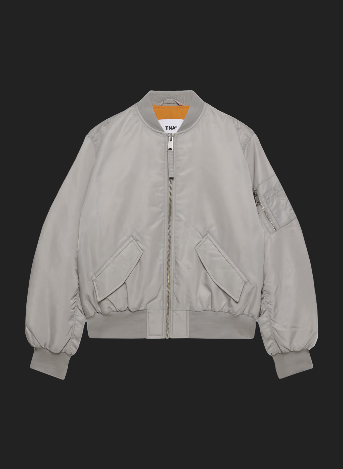 Brea Oversized Flight Bomber Jacket