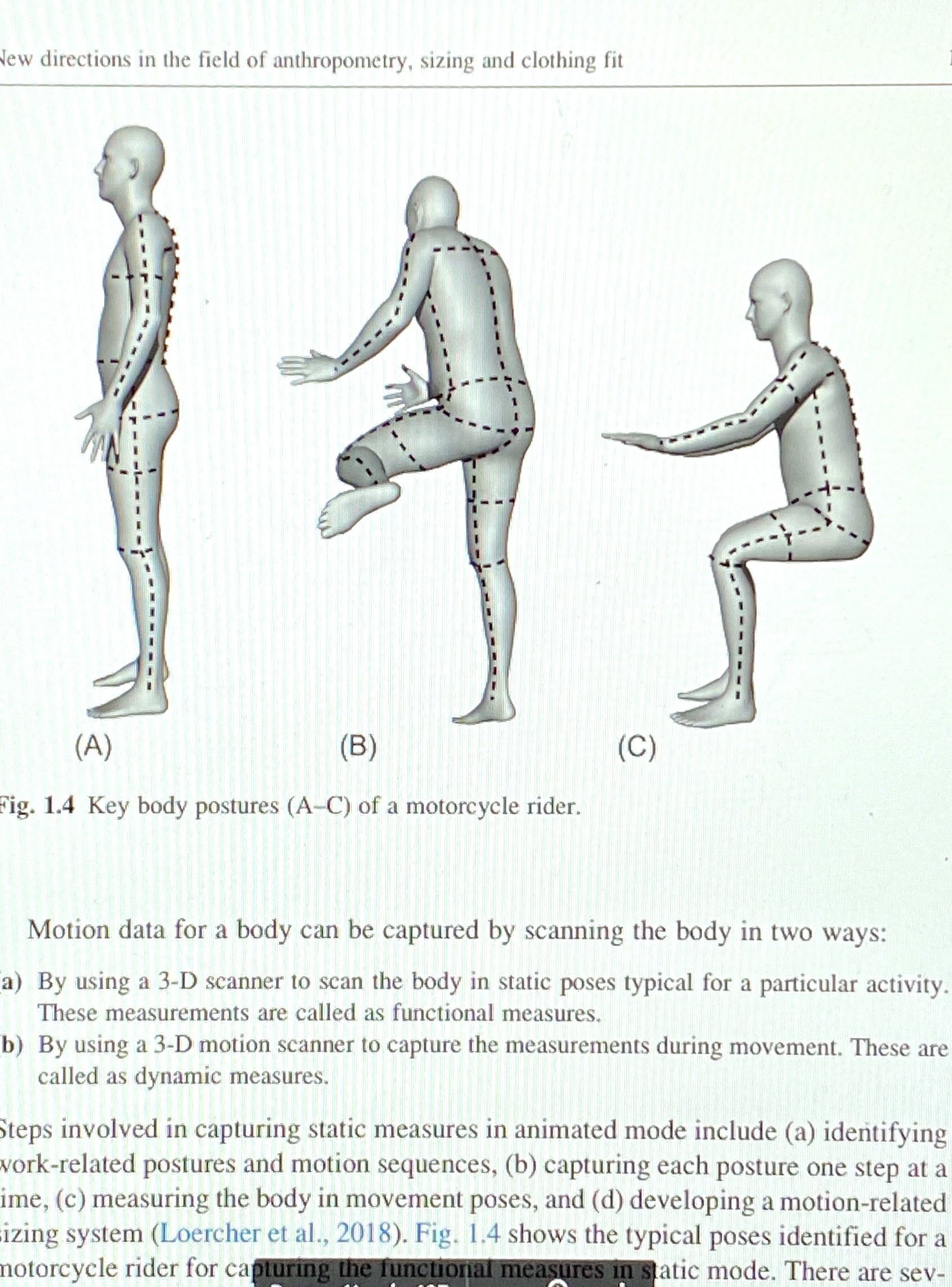 Biomechanics research - "Key body postures."