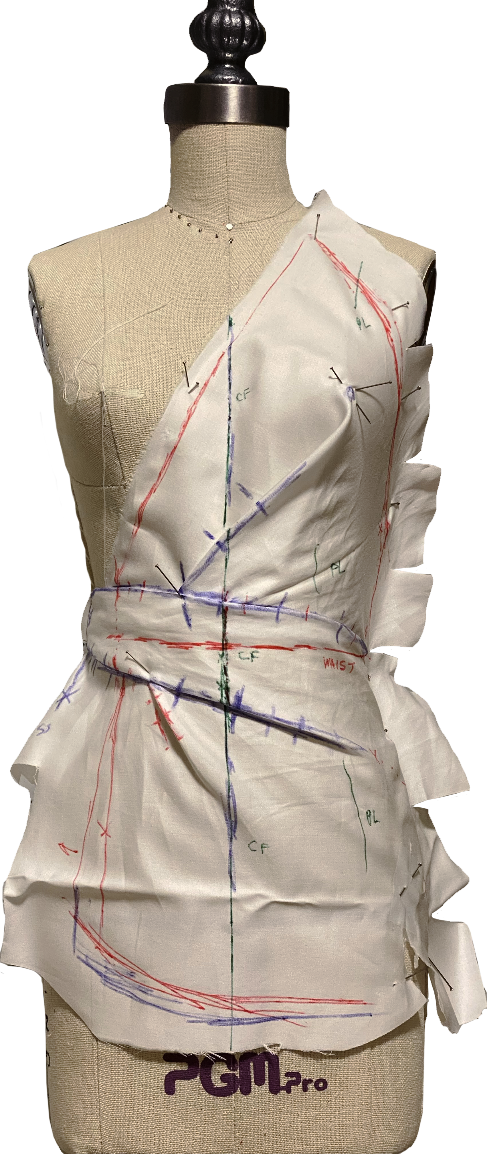 Half Scale Mockup for pattern