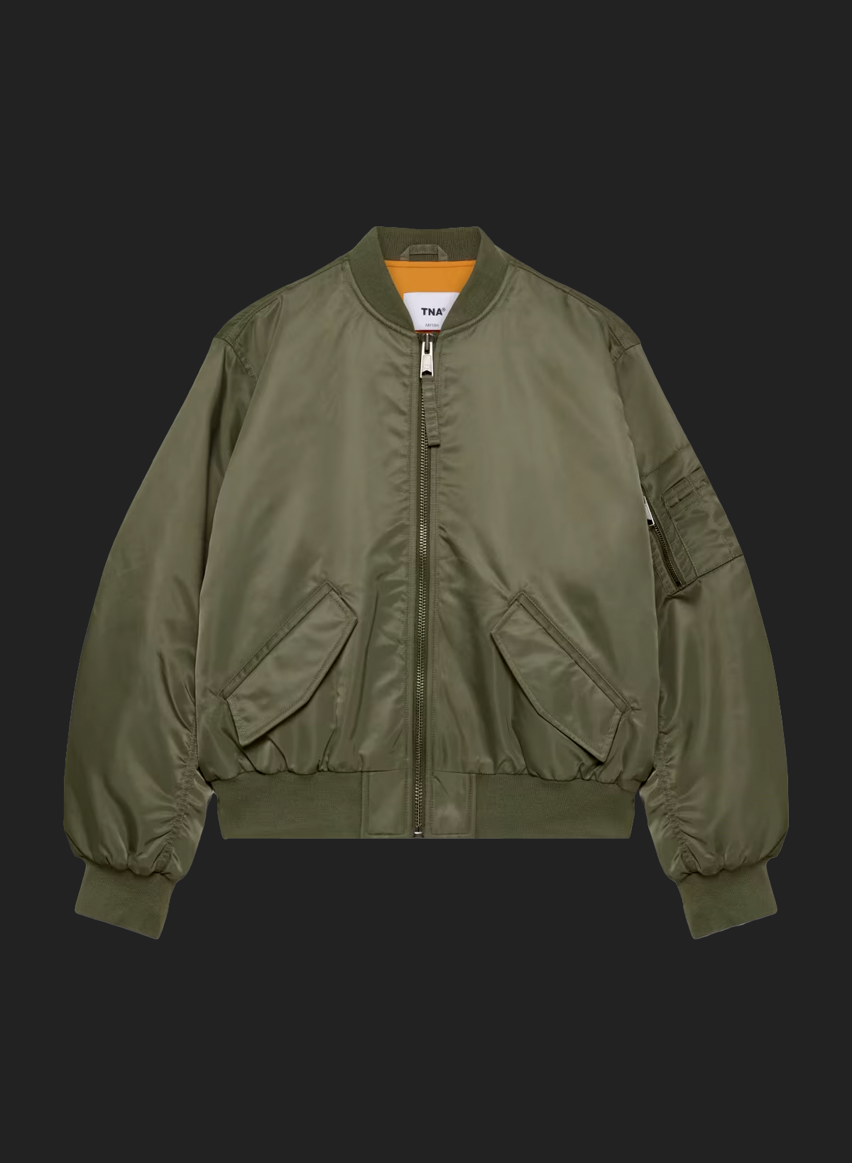 Brea Oversized Flight Bomber Jacket