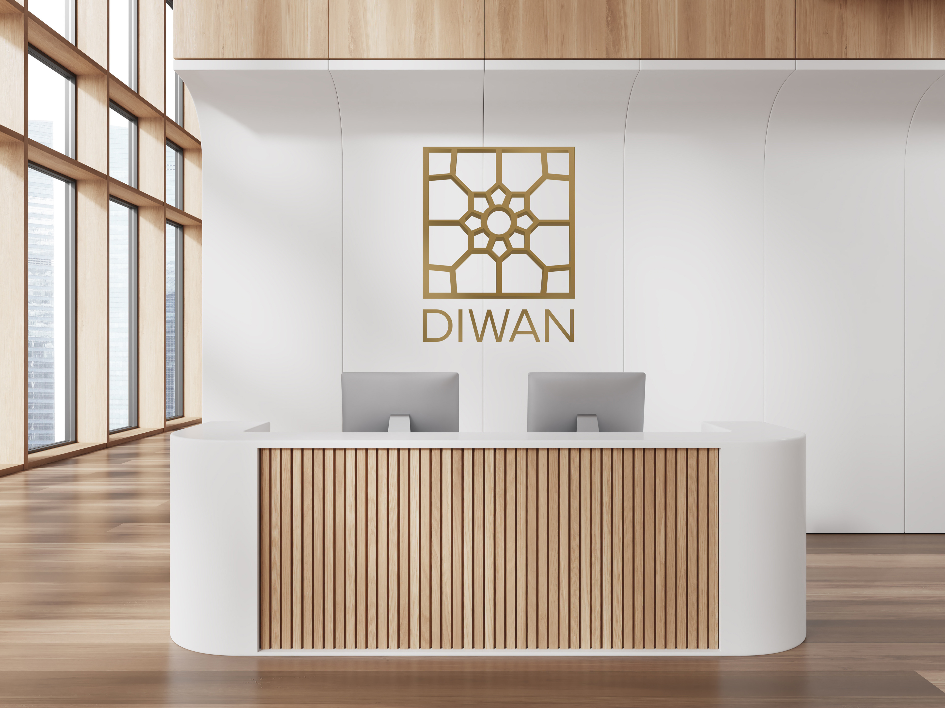Branded Enviroments. Diwan Branding Redesign 