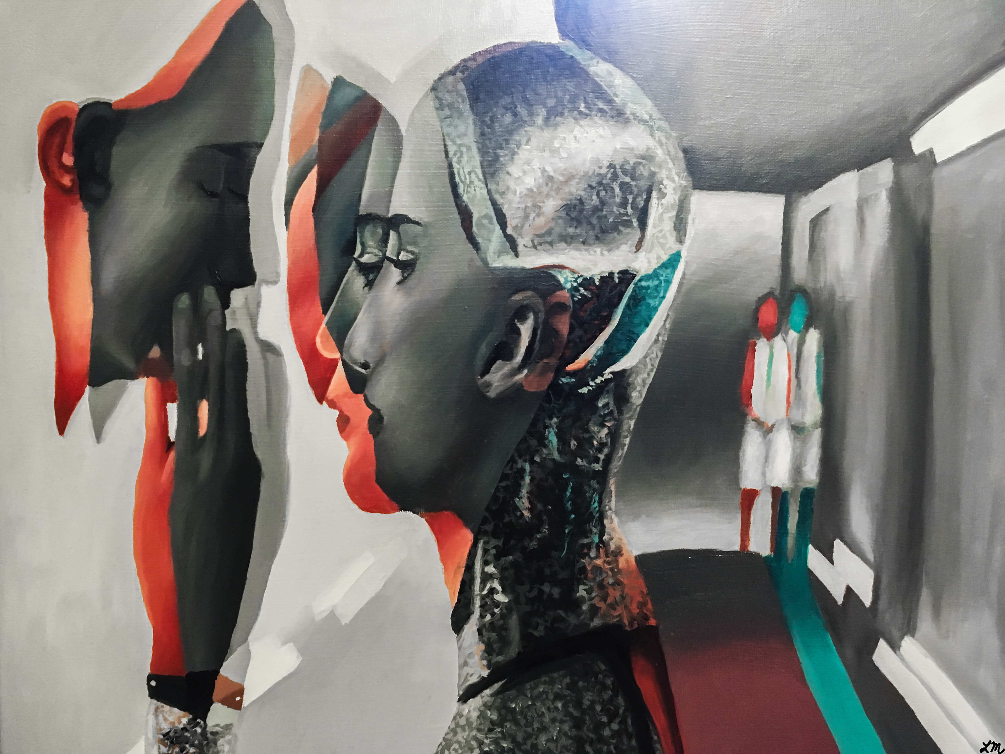 "Machina Visions", Oil on Canvas, 16x20