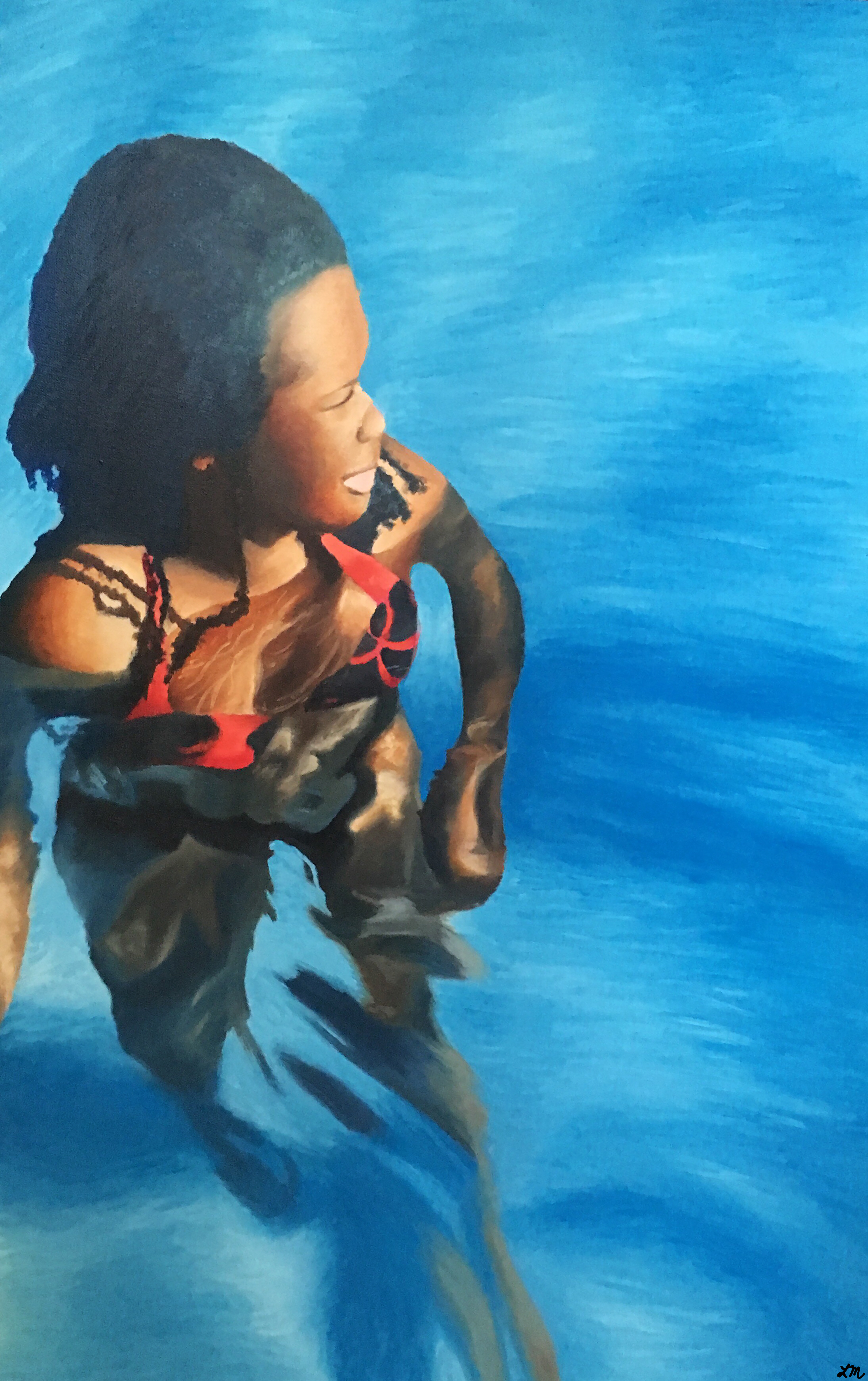 "Serenity", Oil on canvas, 24x36