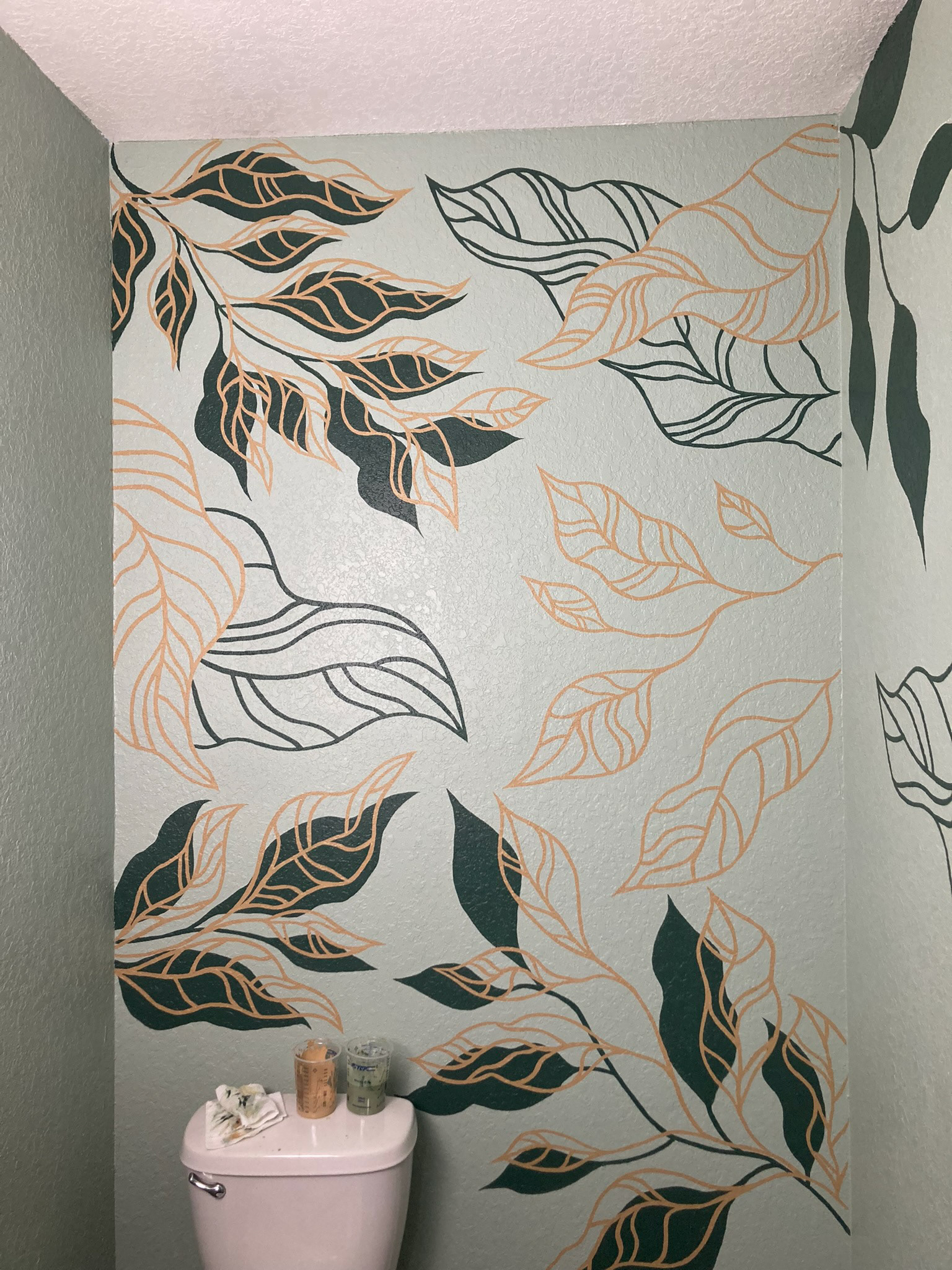 Residential bathroom mural