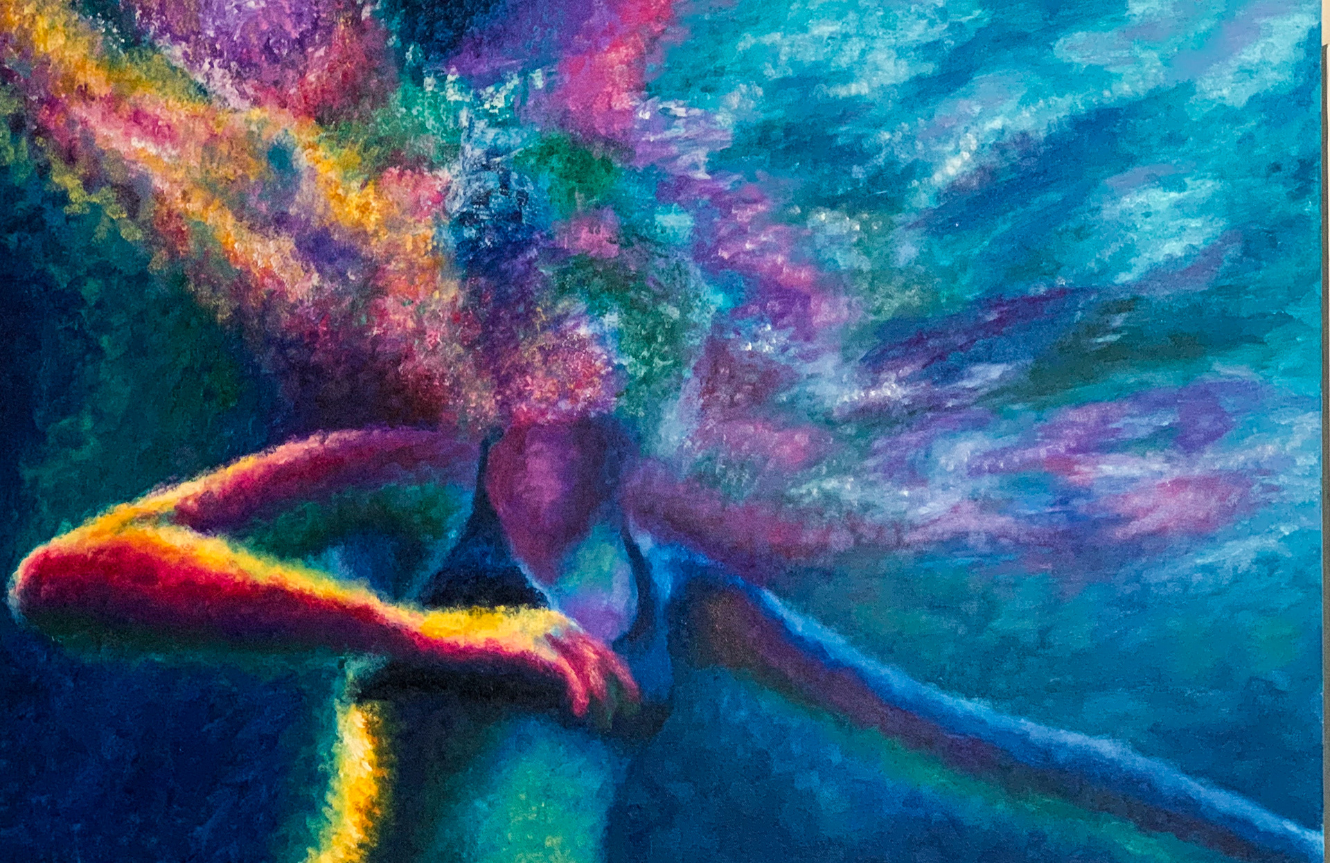 "Twist", Oil on canvas, 24x36