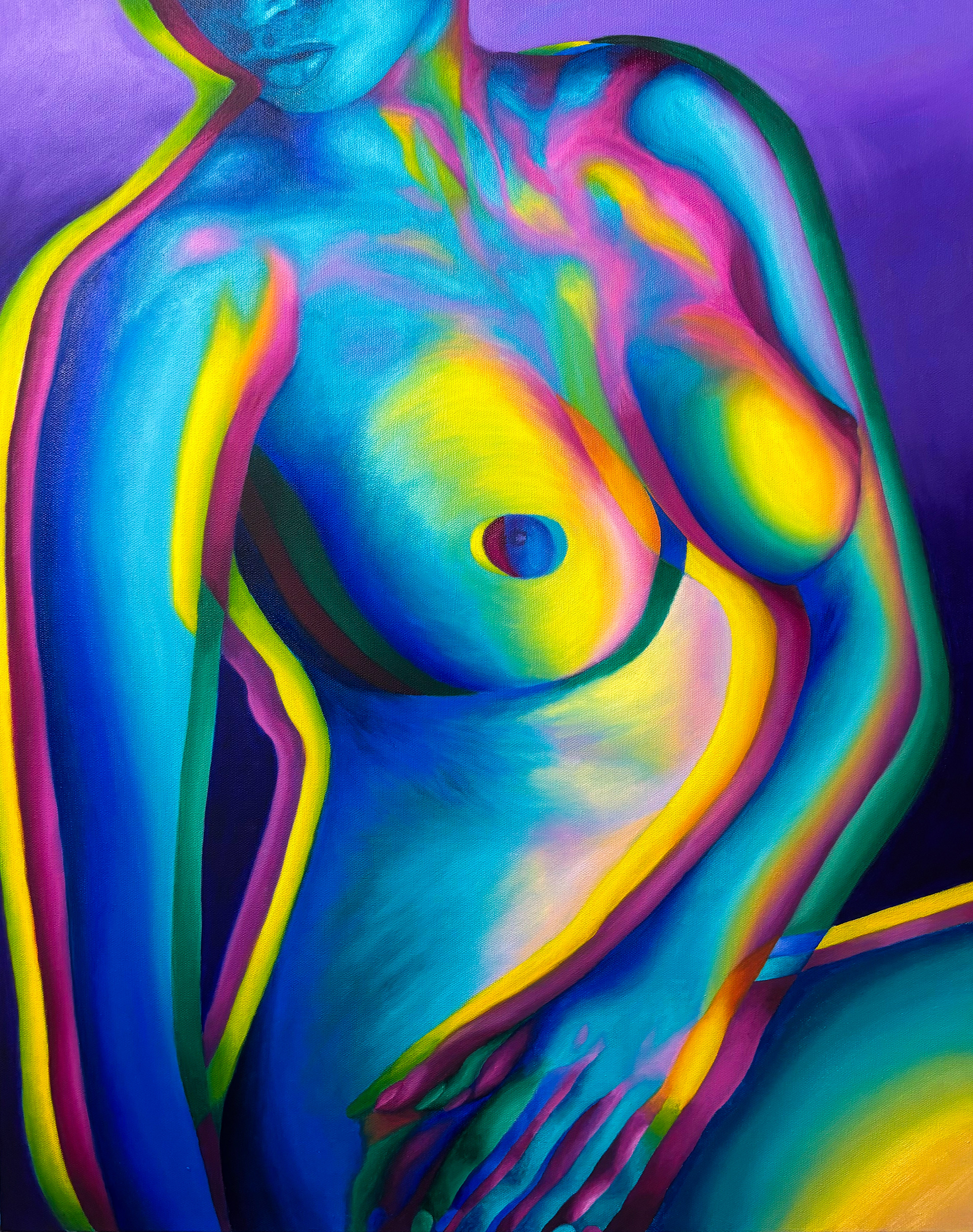 "The Ghost of Us Can Linger Here", Oil on Canvas, 24x30