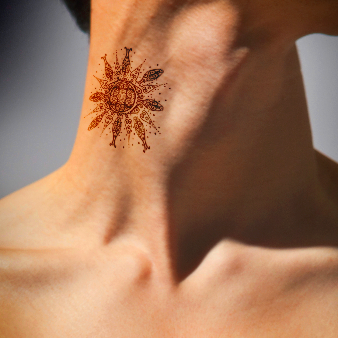 SUN - PERMANENT ⋮ T▲TT✪✪ ⋮ NECK
