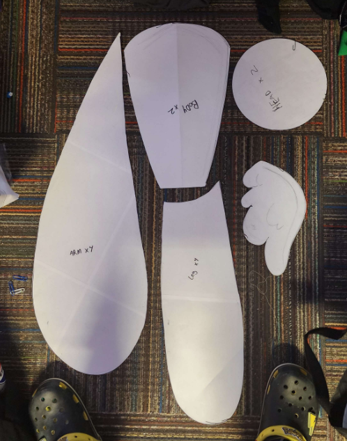 Rough pattern without darts