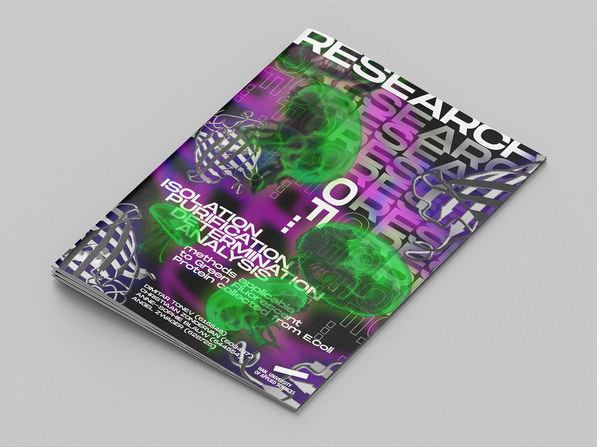 Research paper cover design, Nijmegen, Netherlands