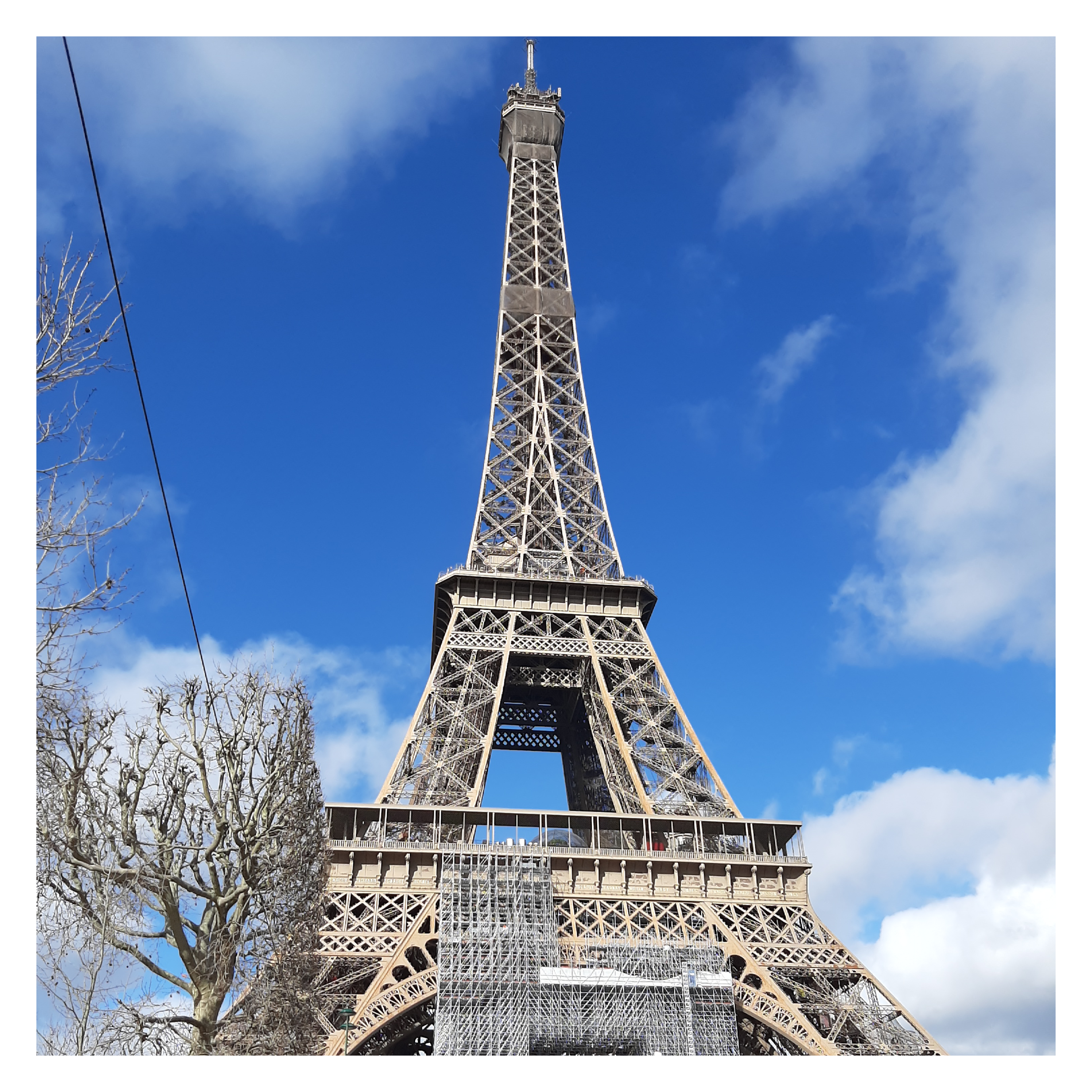 P20 | Eiffel Tower | This landmark beautifully balances structural integrity with aesthetic appeal. The elegant curvature and towering height create a sense of grace and grandeur, offering a stunning interplay of light and shadow.