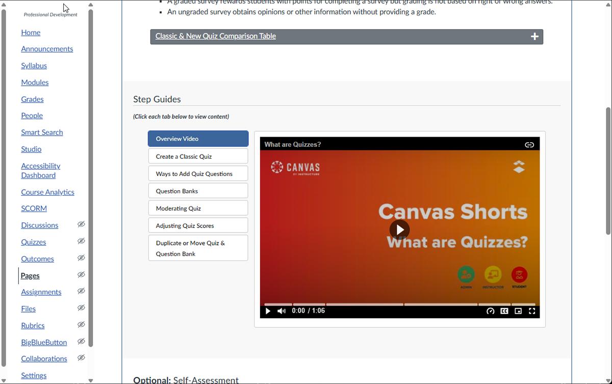 Micro-training resources for just-in-time learning.