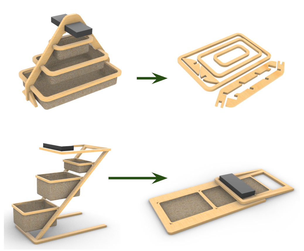 Flat pack design