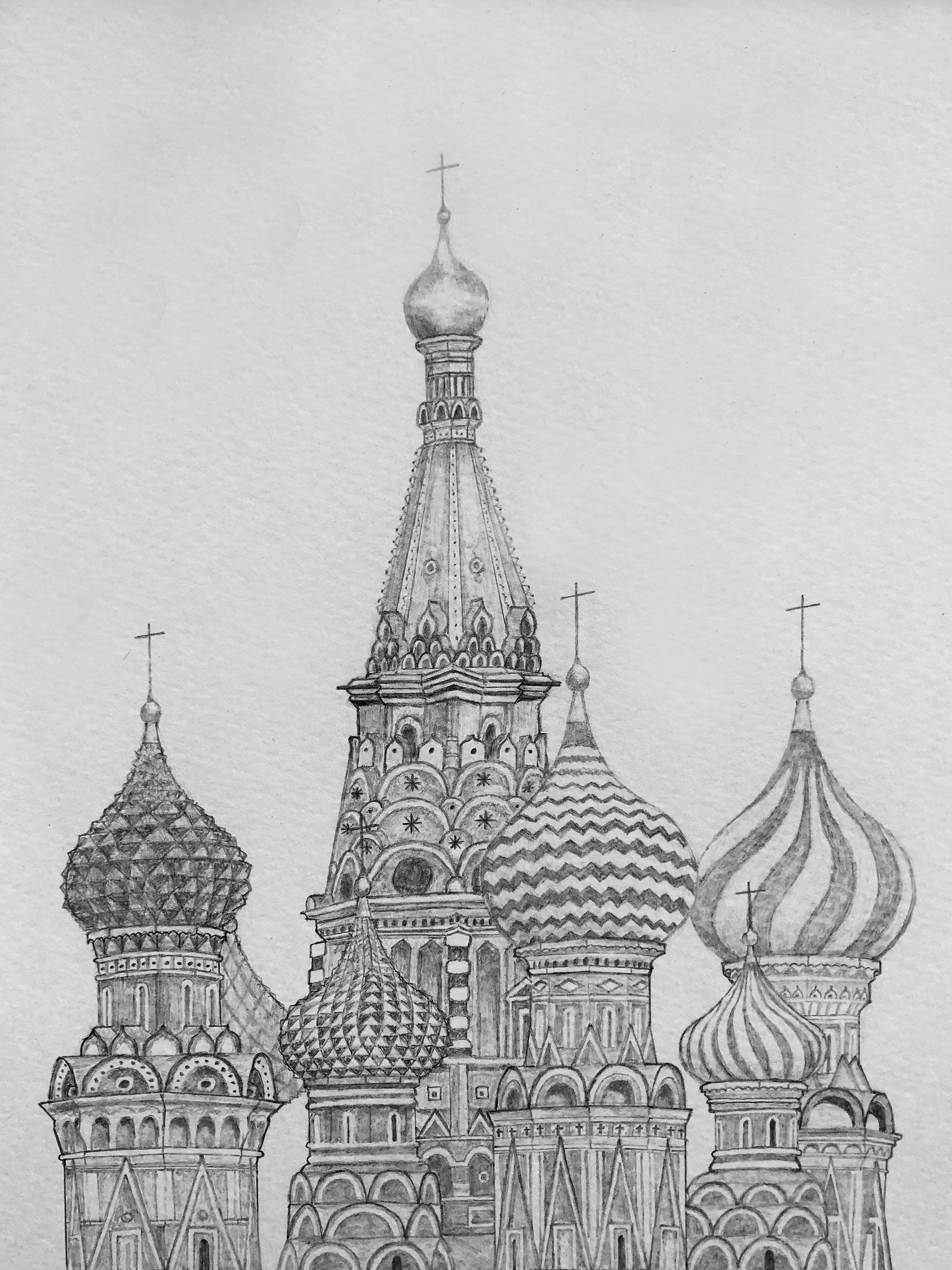 st. basil's cathedral towers designed by ivan barma and postnik yakovlev