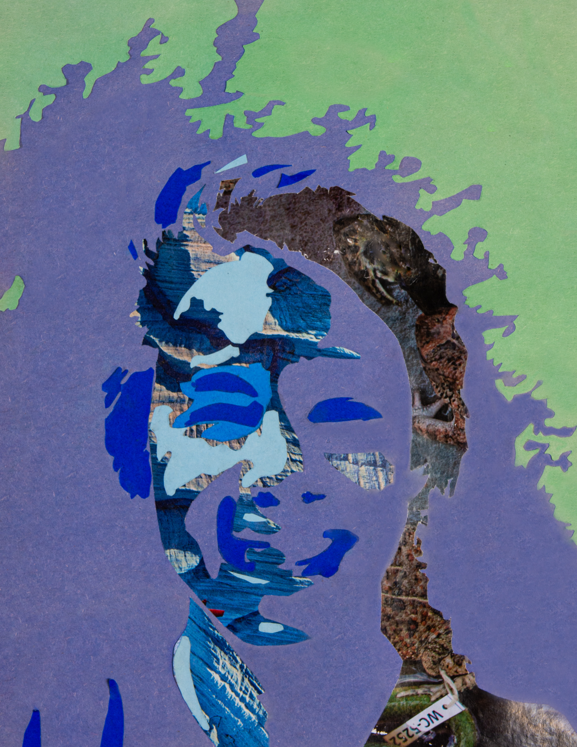 self-portrait collage
