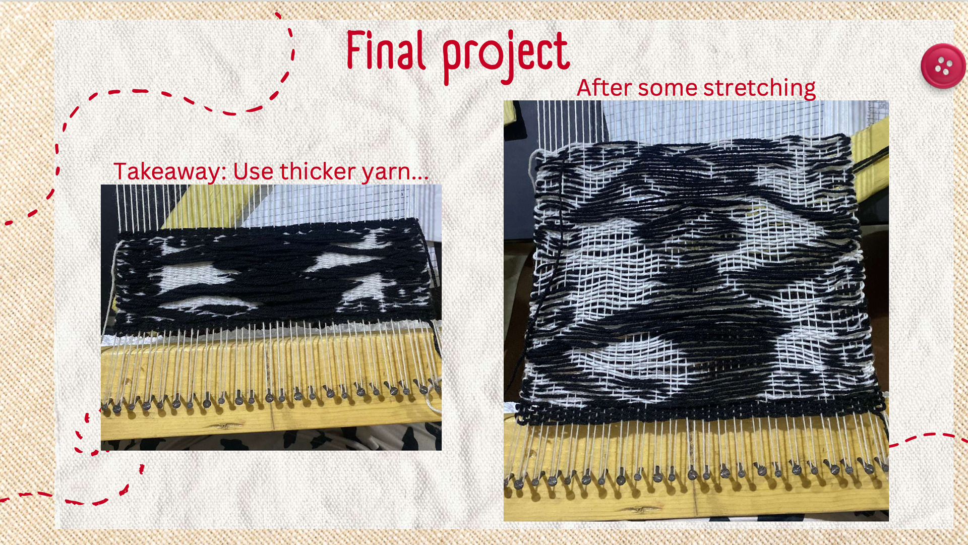 Final result and learning curve