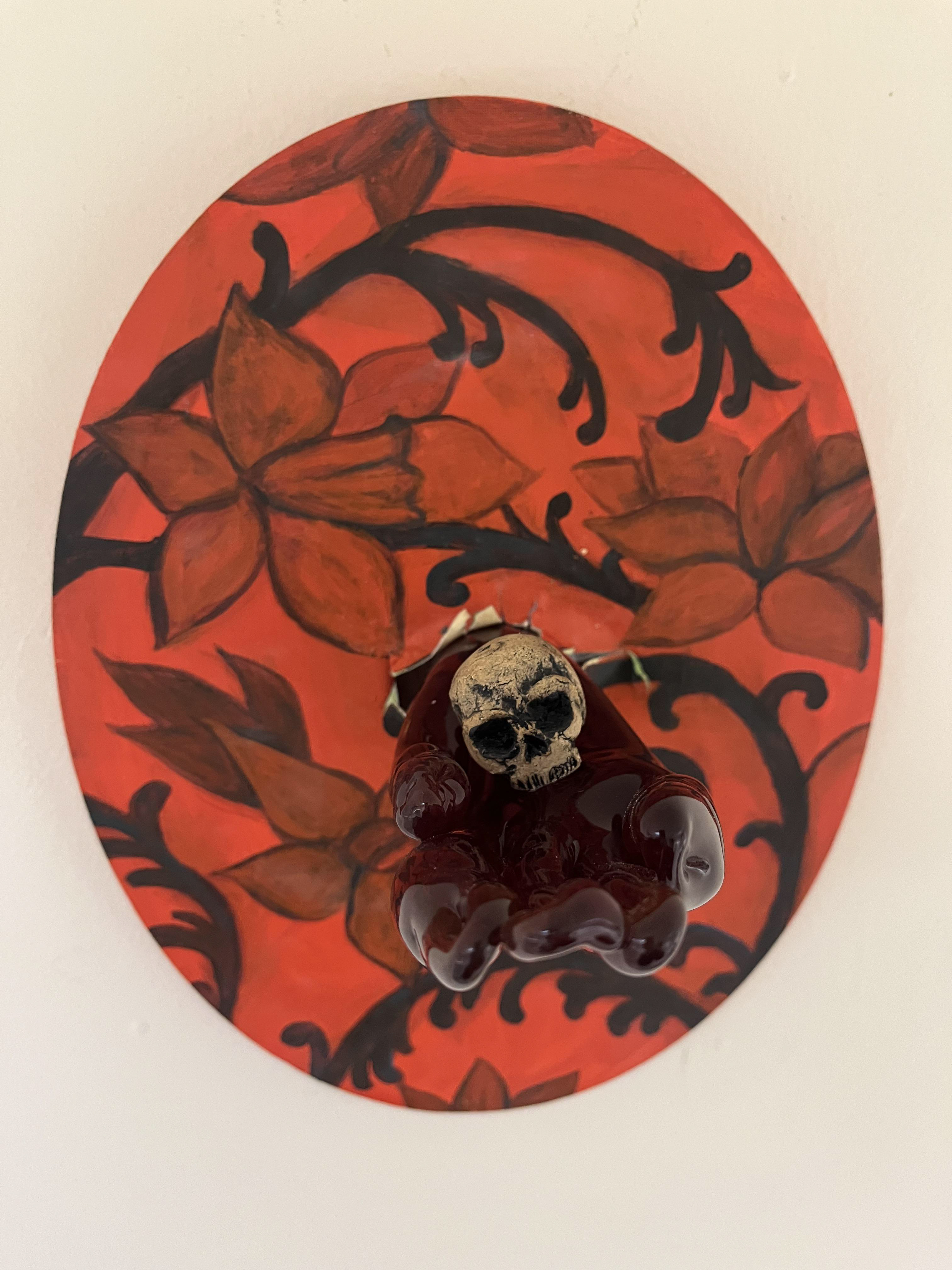 “Contemporary after death" Glass, Ceramics, Arcylic on Canvas 2025