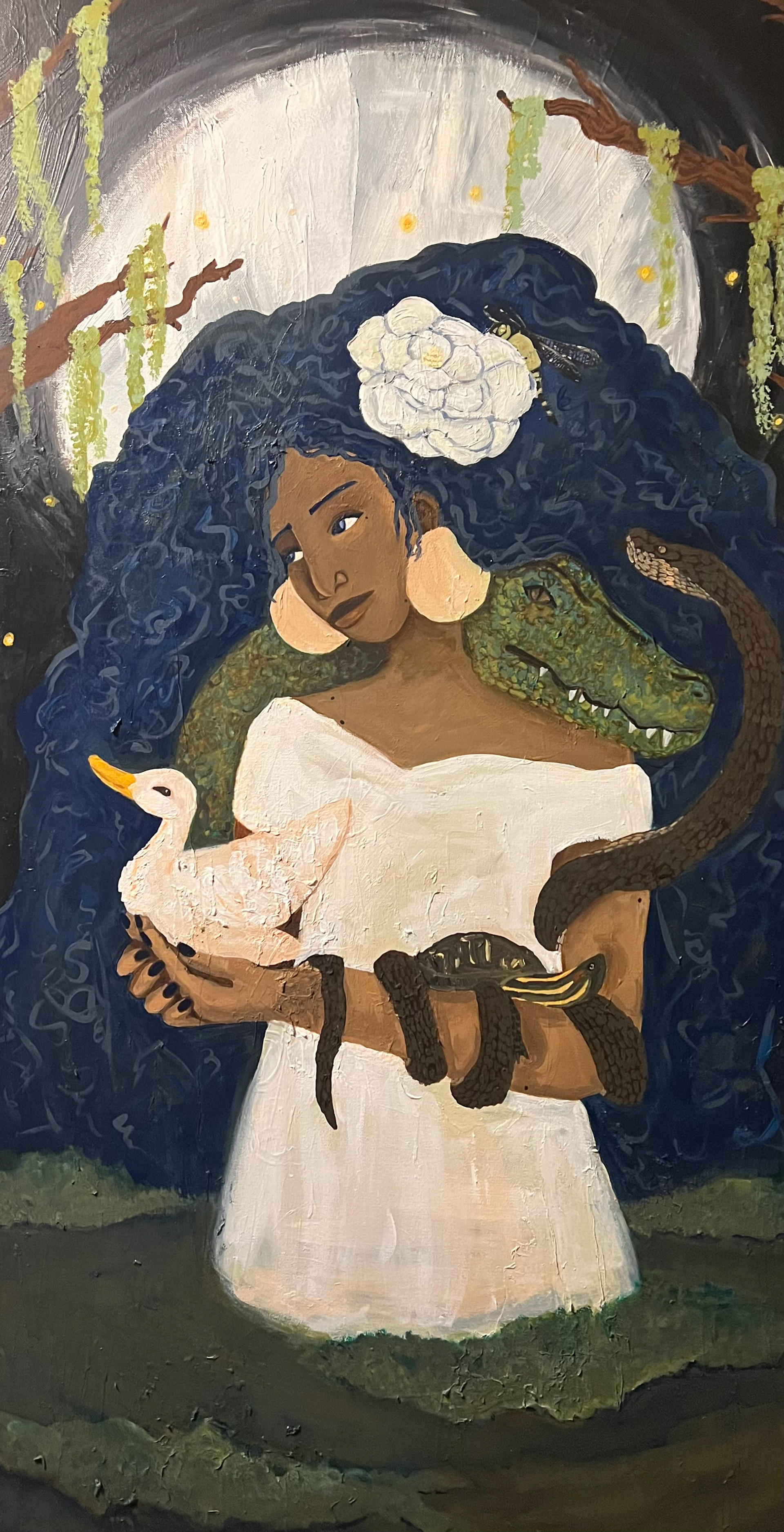"Mother Swamp" Acrylic on Canvas 2022