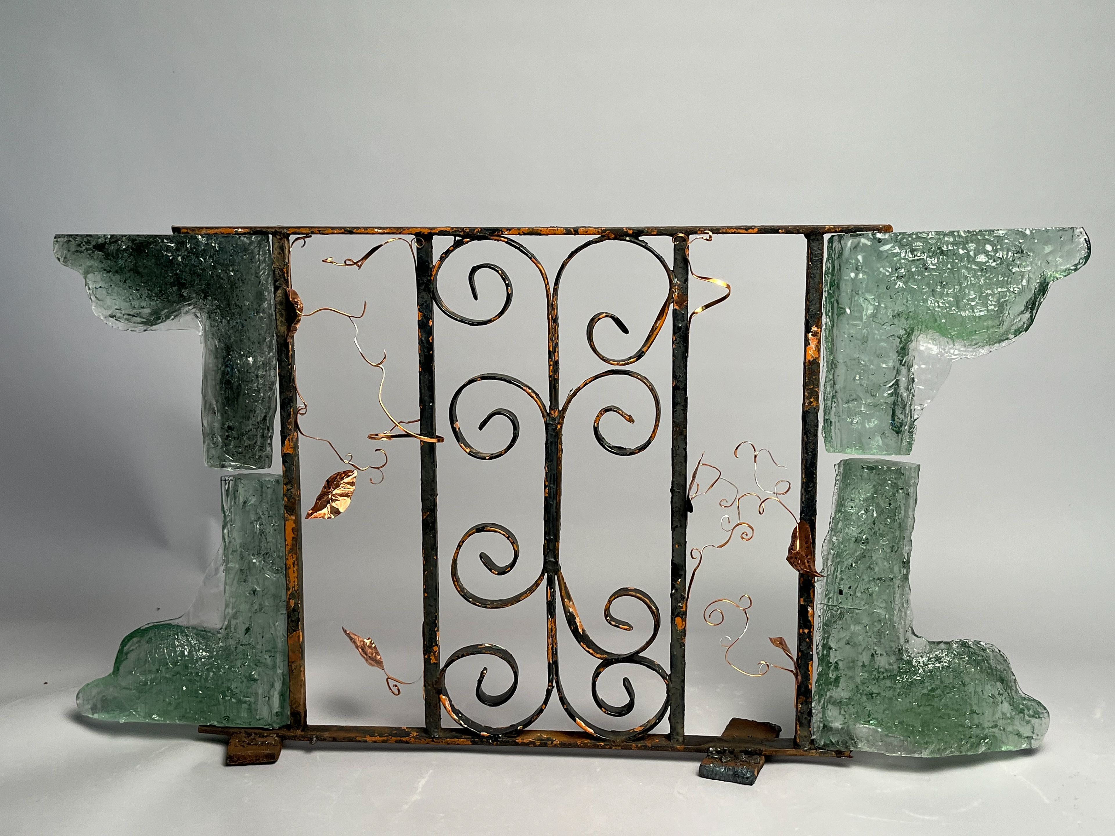 "The Recreation: After the Hurricane" Glass and metal 2024